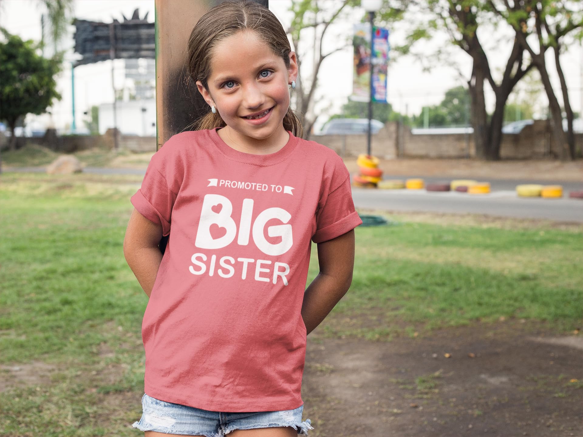 Big Sister Announcement Shirt for Toddler Girls - Cute Baby Sister Gift Outfit - Perfect for Gender Reveal, Sibling Photo Shoots & Family Celebrations