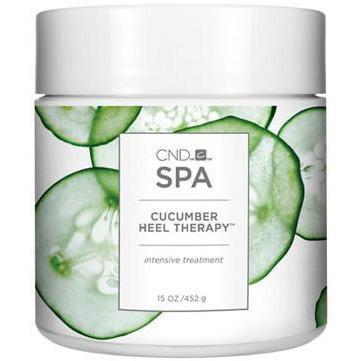 CND Cucumber Heel Therapy Intensive Treatment Cream - 15 oz Moisturizing Foot Care for Dry, Cracked Heels - Perfect for Pedicures, Spa Days & At-Home Foot Treatments