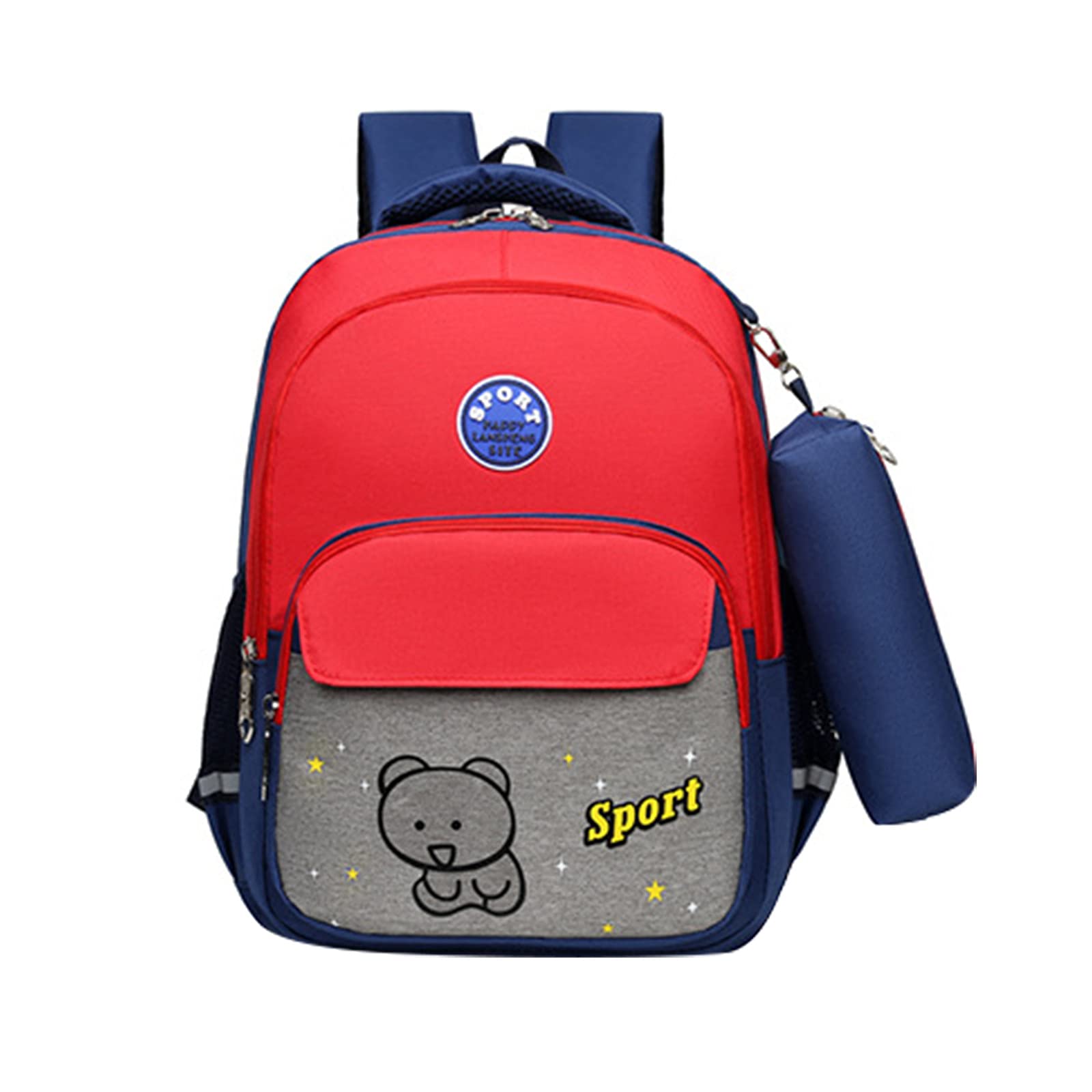 Cute Japanese Style School Backpacks for Girls - Lightweight Wheelchair Accessible Steamed Bun Design Backpack for School, Travel & Daily Use