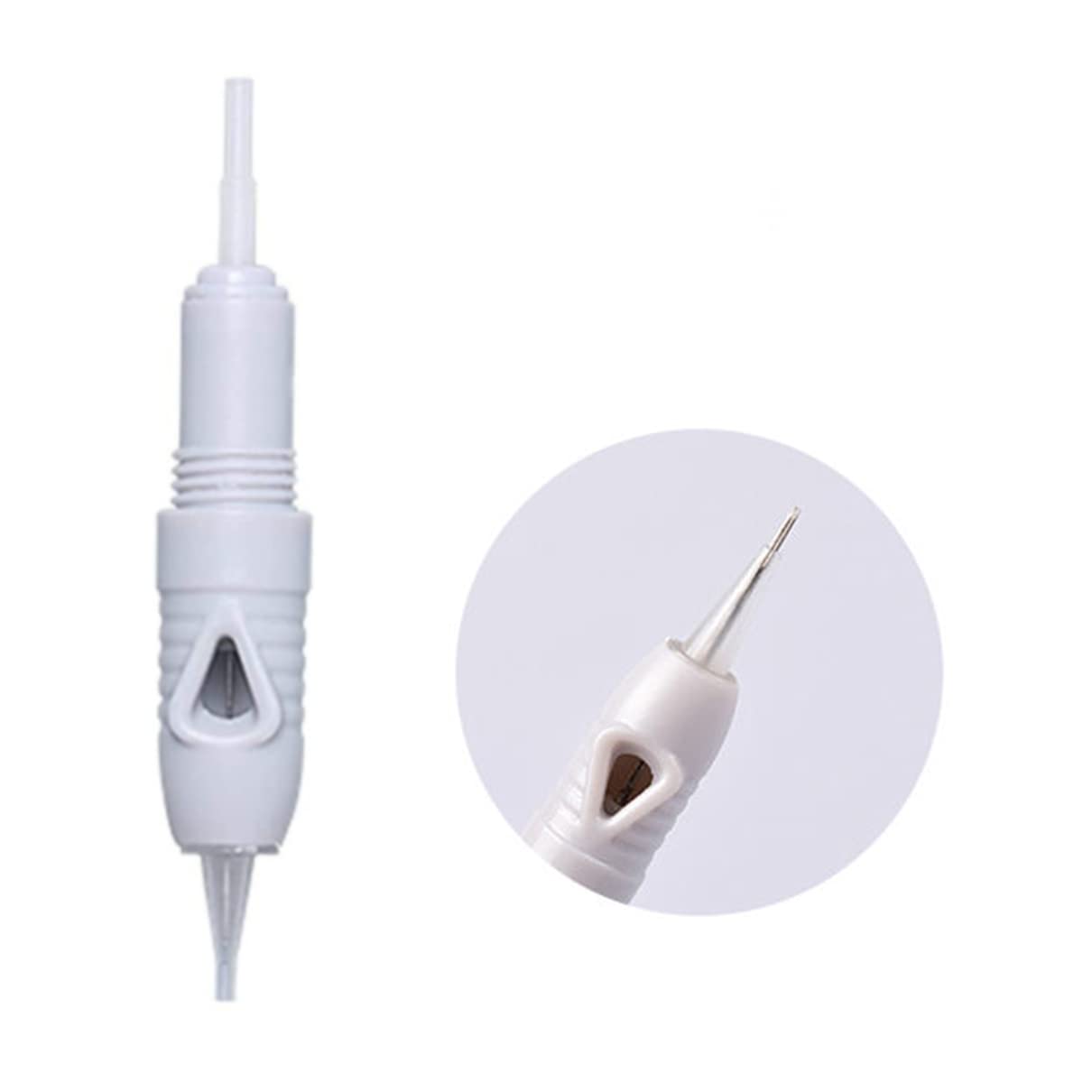Kostech Screw Microblading Tattoo Needles Cartridge - 1P, 3P, 5P & 7P Semi-Permanent Makeup Needles for Tattoo Machine - Professional Eyebrow & Lip Tattooing Supplies for Salon & Home Use