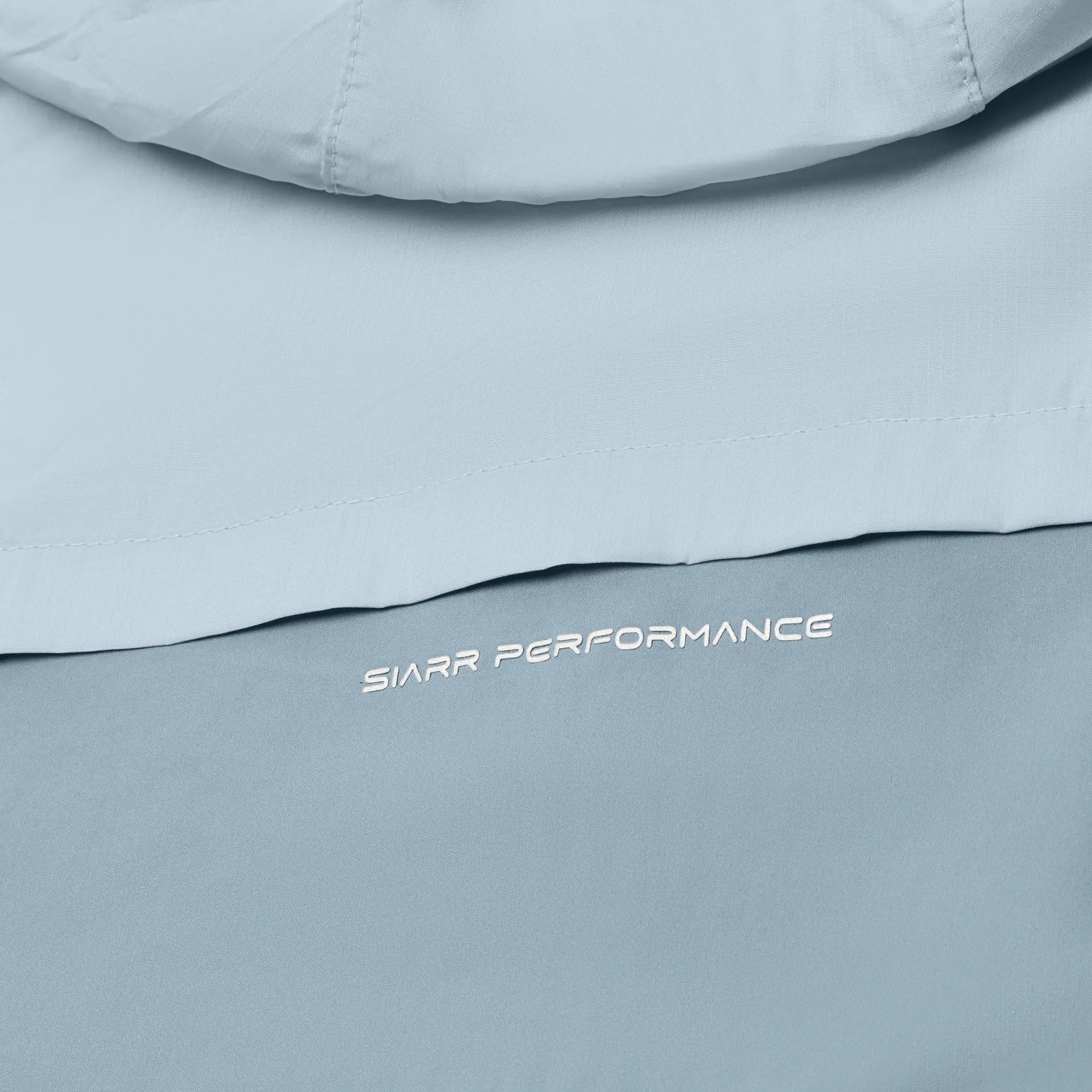 SIARR Performance Baby Blue Windrunner Jacket - Lightweight Waterproof Running Jacket for Men & Women - Perfect for Outdoor Jogging, Hiking & Athletic Activities