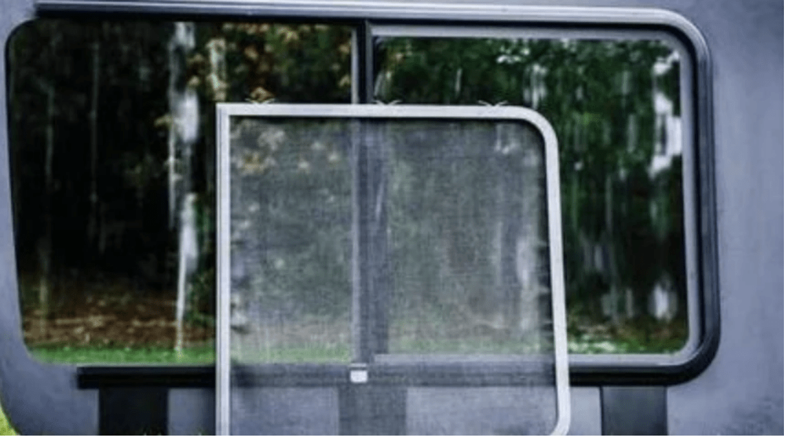 AM Auto Ram ProMaster Passenger Side Rear Quarter Half Slider Screened Window 159