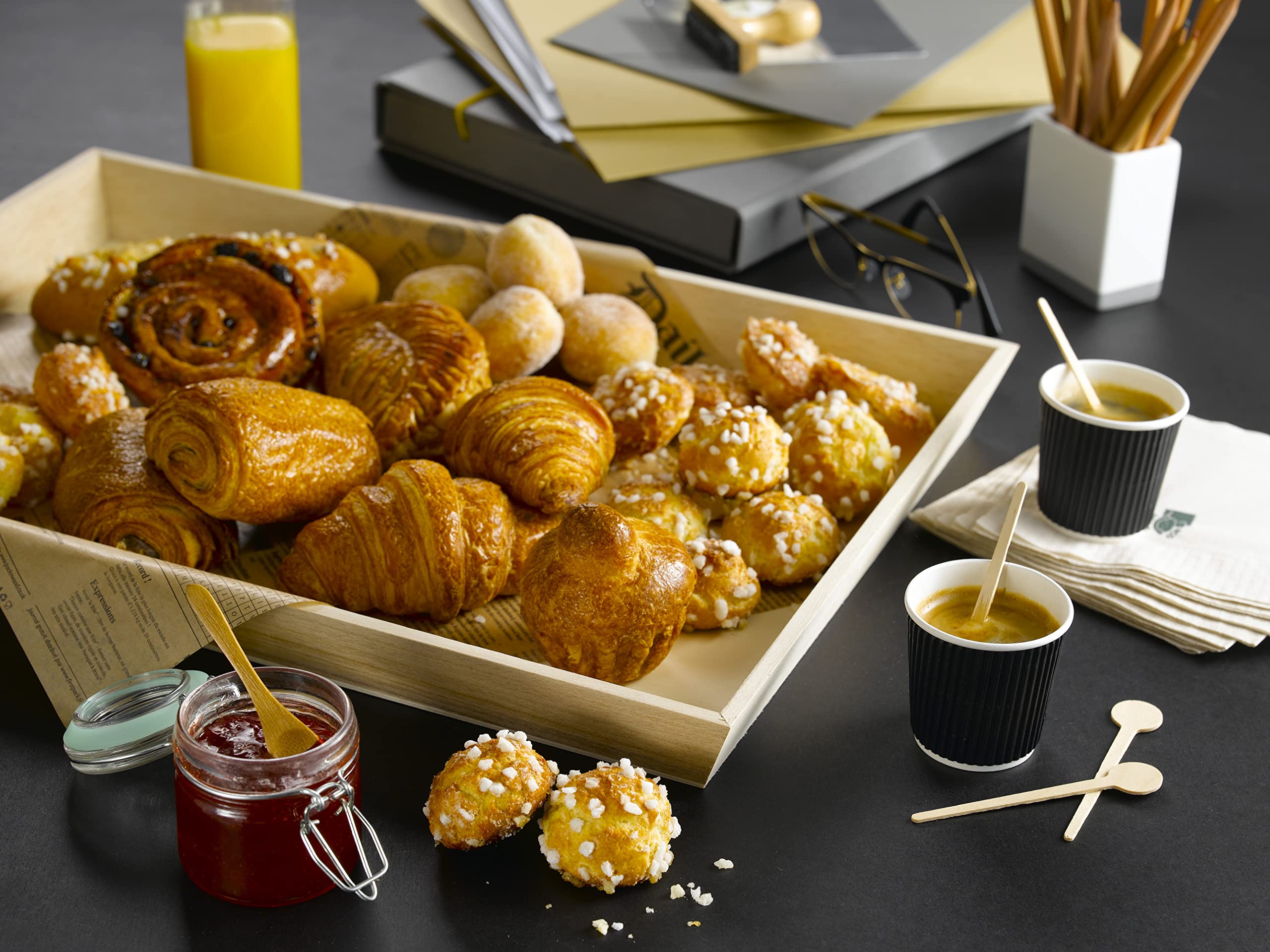 PACKNWOOD 210 Wood Tray - 15 Heavy Duty Biodegradable Wooden Serving Trays (17x7.5x1.5in) - 10 Pack - Perfect for Snacks, Appetizers, Cheese Boards & Party Serving - Eco-Friendly Tableware for Home, Restaurants & Events