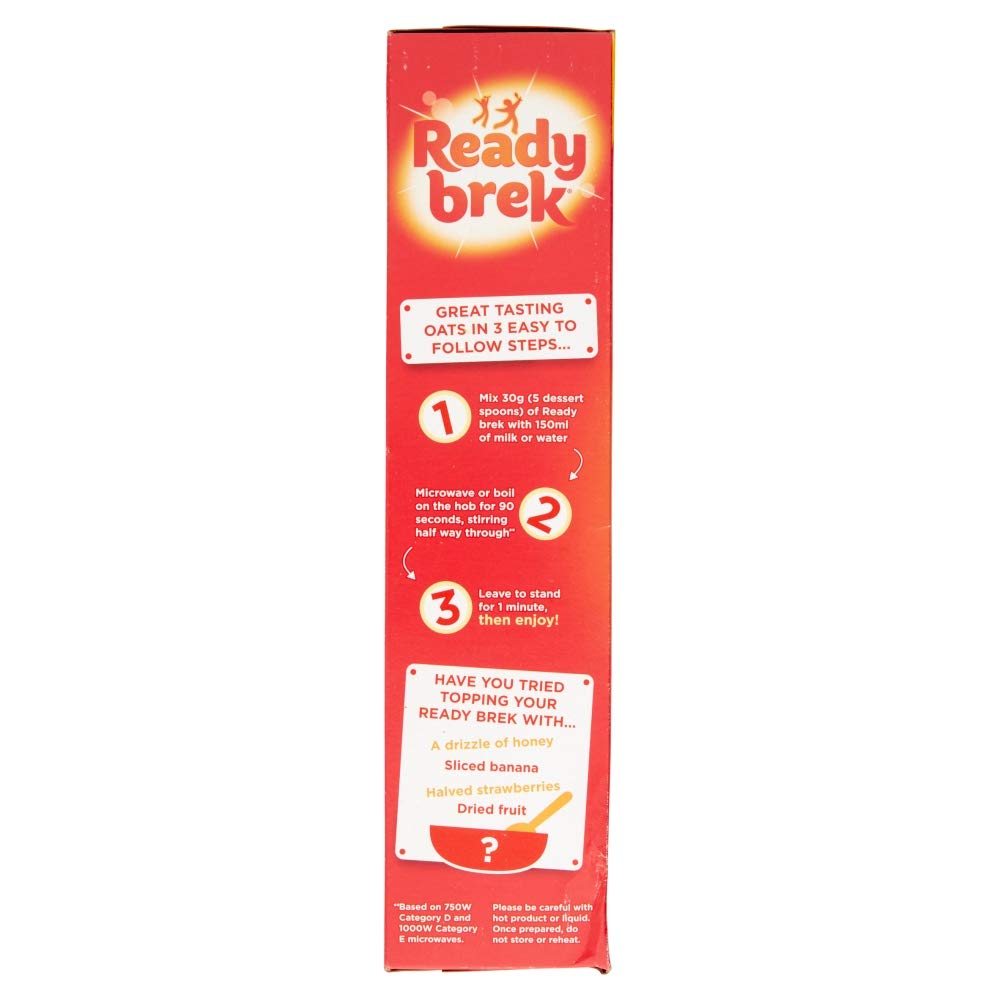 Ready Brek Original Oat Cereal, 750g - Quick & Nutritious Breakfast for Kids & Adults - Perfect for Busy Mornings & Healthy Snacking