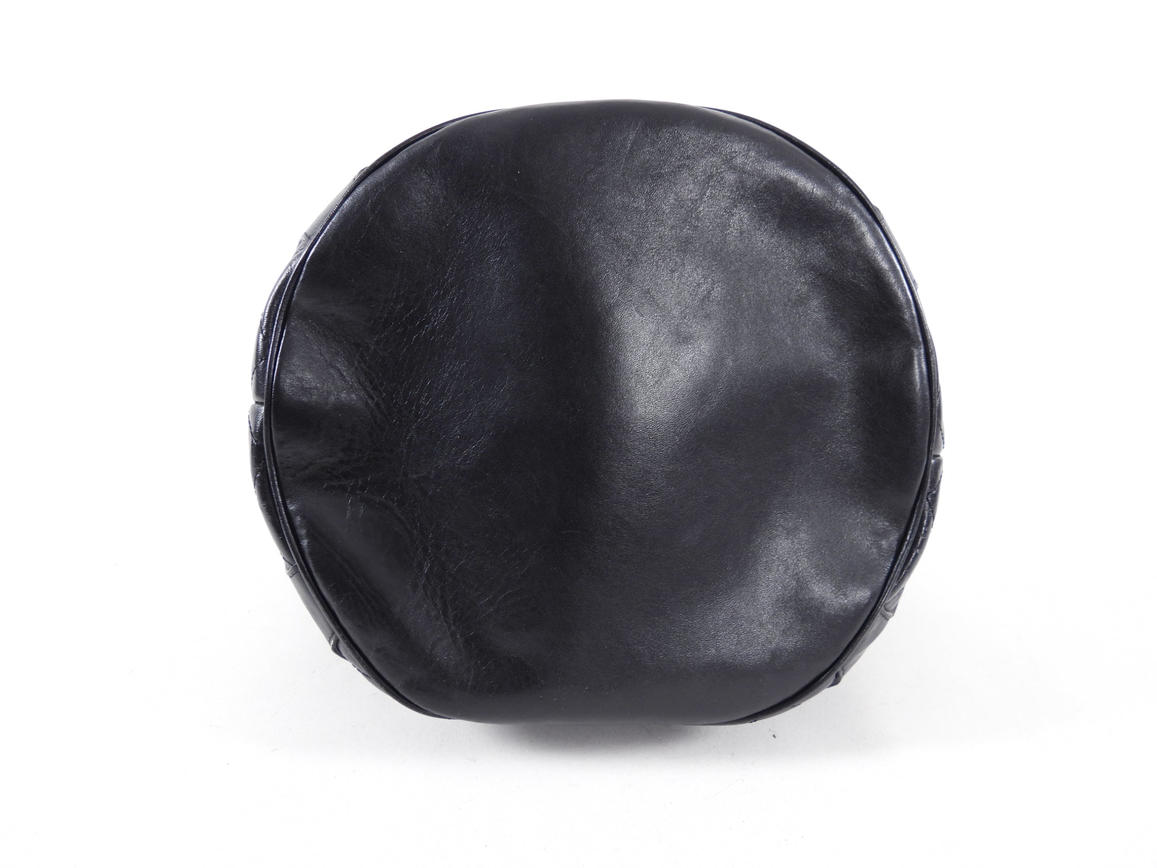 Burberry Black Leather Quilted Drawstring Chain Bucket Bag for Women | Luxury Designer Handbag for Everyday Use, Work & Special Occasions