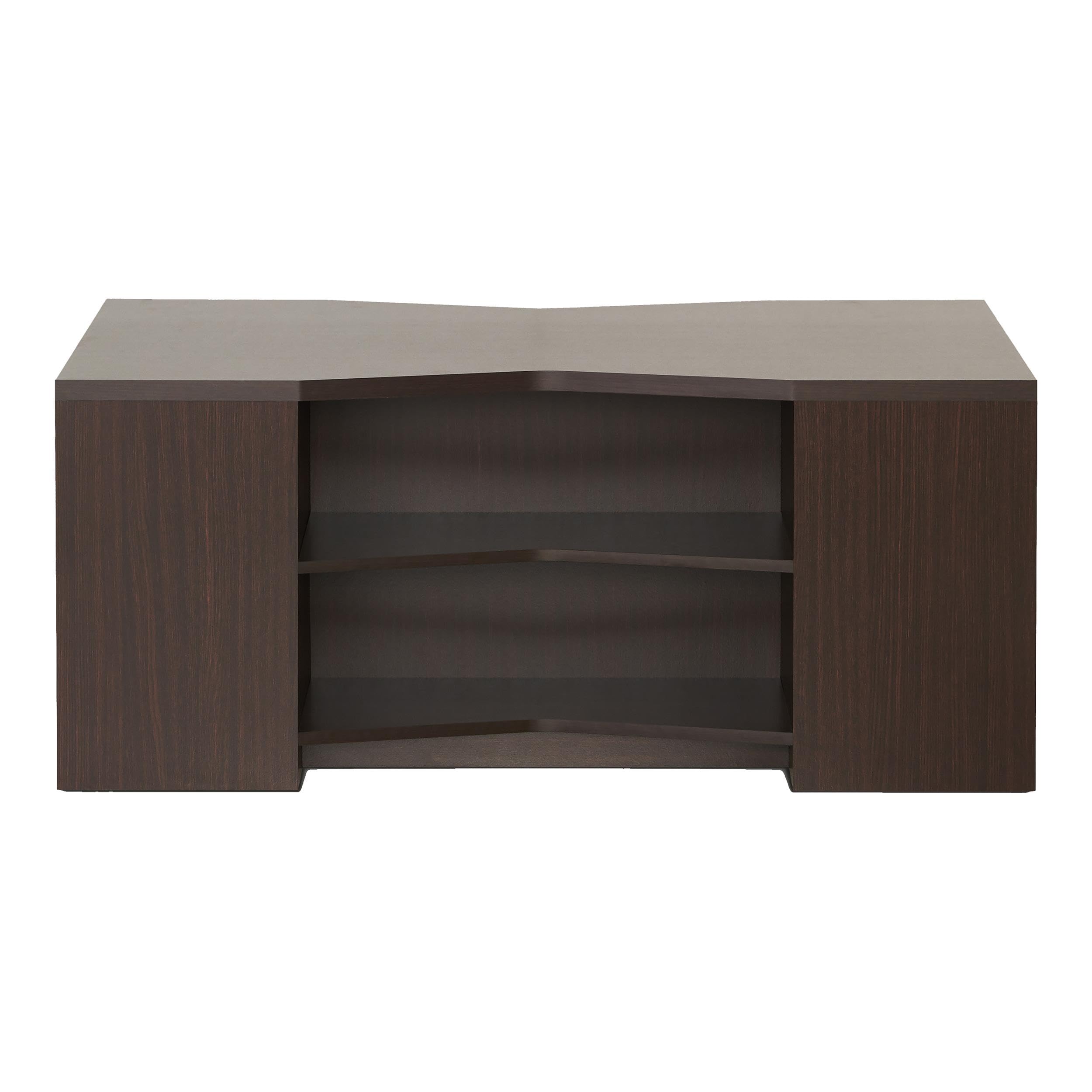 Sima Modern Walnut Wood Storage Coffee Table by Furniture of America - Perfect for Living Room, Office & Small Spaces