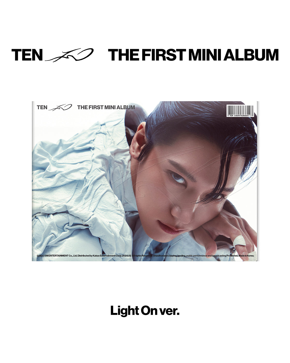 BTS - The 1st Mini Album 'TEN' (Light On Version) - K-Pop Collectible CD for Fans, Gift & Home Decor