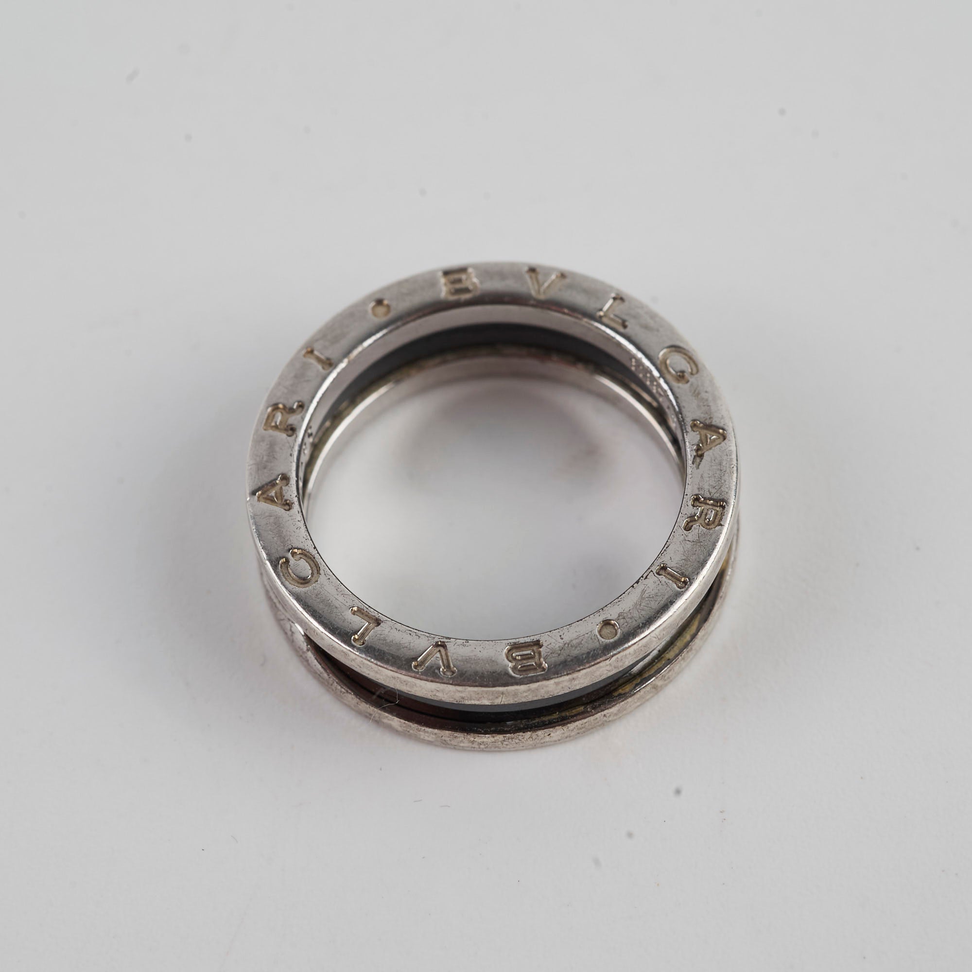 Bvlgari B Zero 1 Ring in 18K White Gold - Size 56 for Women | Luxury Italian Jewelry for Special Occasions & Gifts