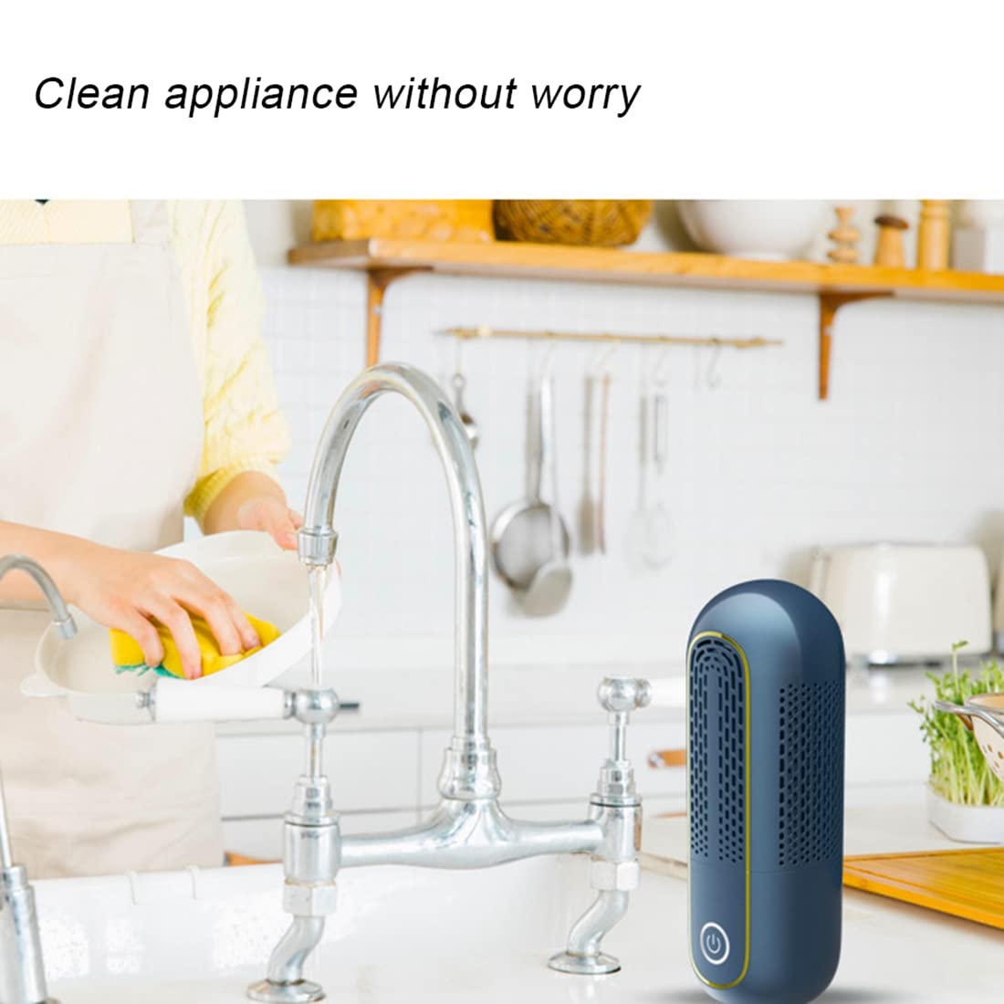 Fubdnefvo Wireless Rechargeable Fruit Vegetable Cleaner - Multifunction Food Purifier for Fresh Produce, Ideal for Home Kitchen & Camping Use