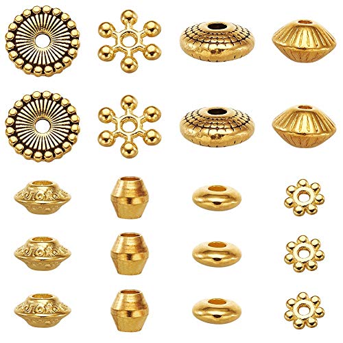 8 Styles, 320Pcs, Golden