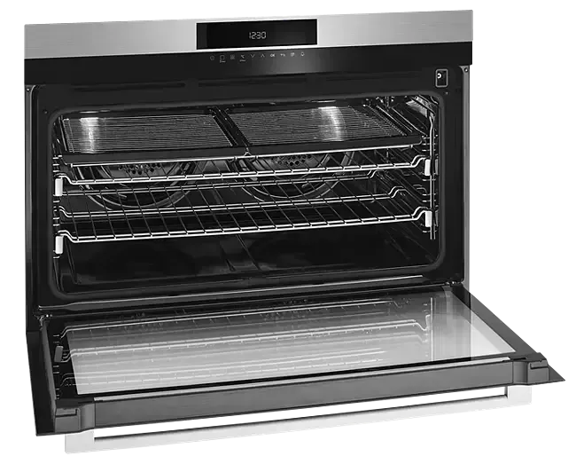AEG 90cm SenseCook Pyrolytic Built-In Oven - Self-Cleaning Electric Oven with Advanced Cooking Technology for Modern Kitchens | Perfect for Baking, Roasting & Family Dinners