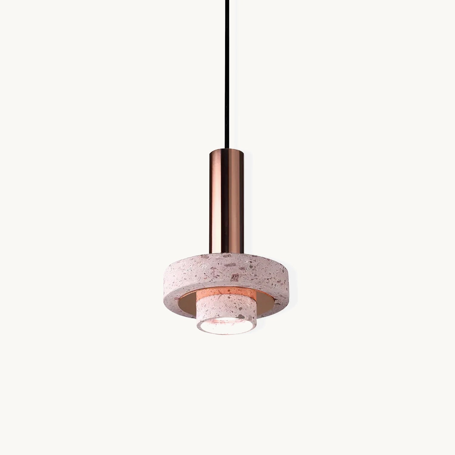Ambra Pendant Lamp - Modern Hanging Light Fixture for Dining Room, Kitchen, or Living Room Decor - Elegant Glass Ceiling Light with Adjustable Cord