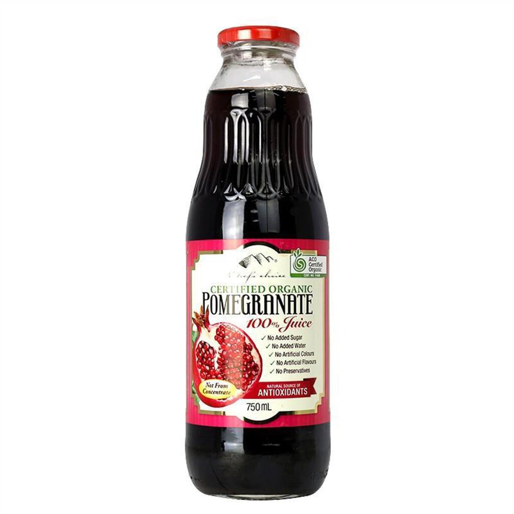 Premium 100% Pure Pomegranate Juice - Antioxidant Rich, No Sugar Added, Cold-Pressed for Maximum Nutrition - Perfect for Smoothies, Cocktails & Healthy Morning Drinks