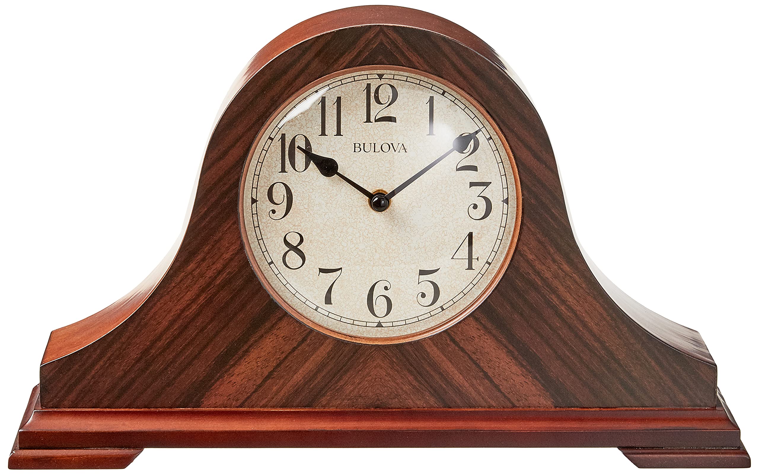 Bulova Norwalk Wall Clock - Classic Walnut Finish for Home, Office & Living Room Decor