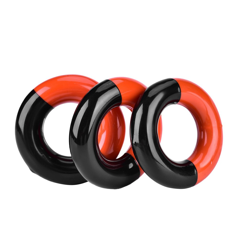 Tbest 3-Piece Weighted Swing Ring Set - Warm Up & Training Donut Weights for Baseball, Softball, Golf & Tennis - Improve Swing Speed & Strength for Athletes & Coaches