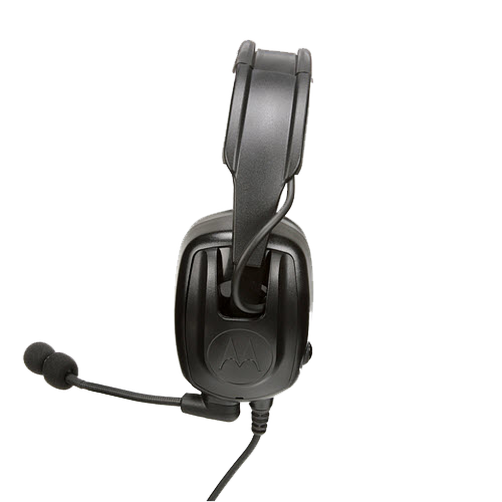Motorola PMLN7464 Heavy Duty Over-the-Head Headset with Noise Cancellation - Durable Business Headset for Call Centers, Office & Customer Service Professionals