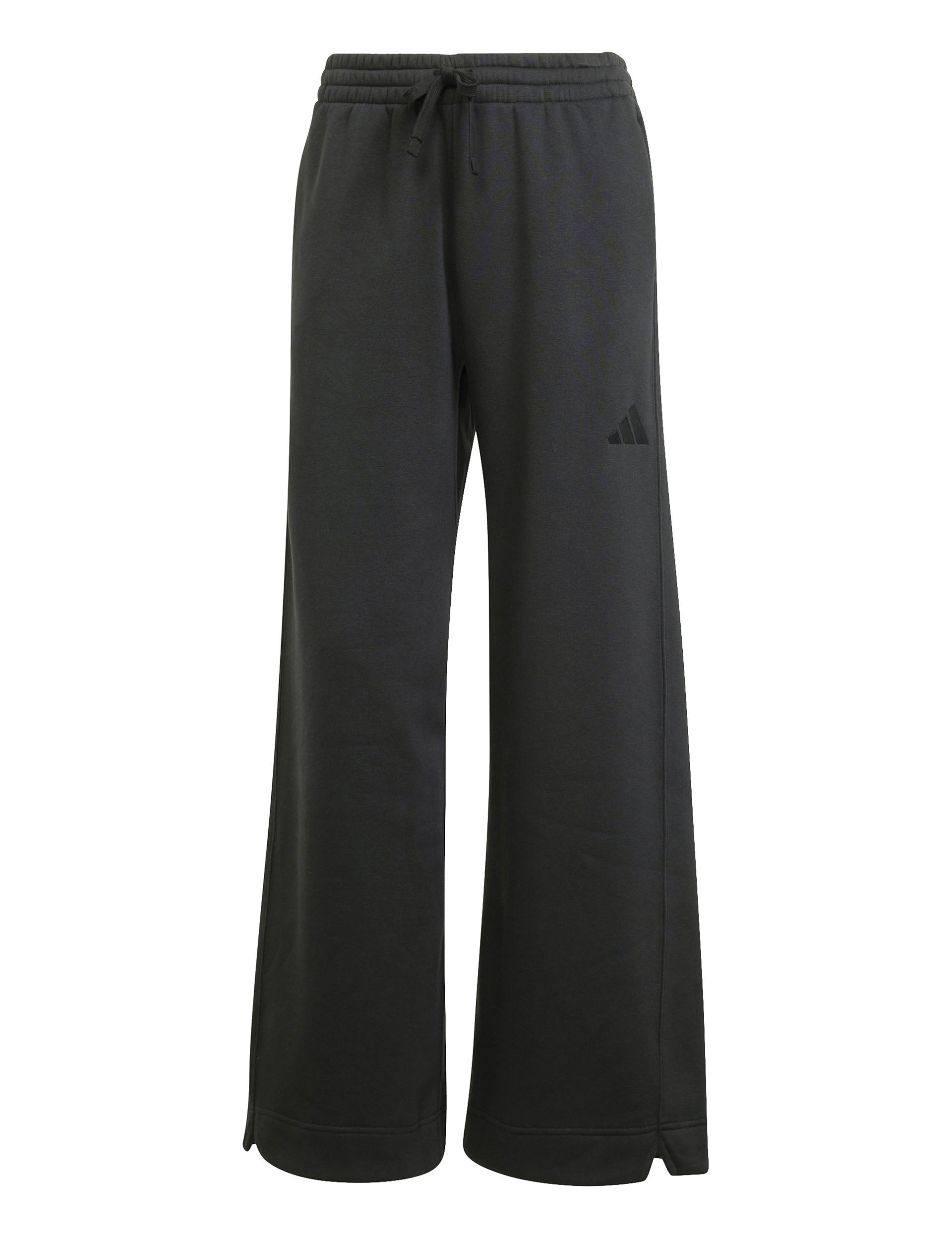 ALL SZN Fleece Loose Wide Leg Pants for Women - Soft & Comfortable Winter Lounge Pants - Black - Perfect for Home, Yoga, and Casual Wear