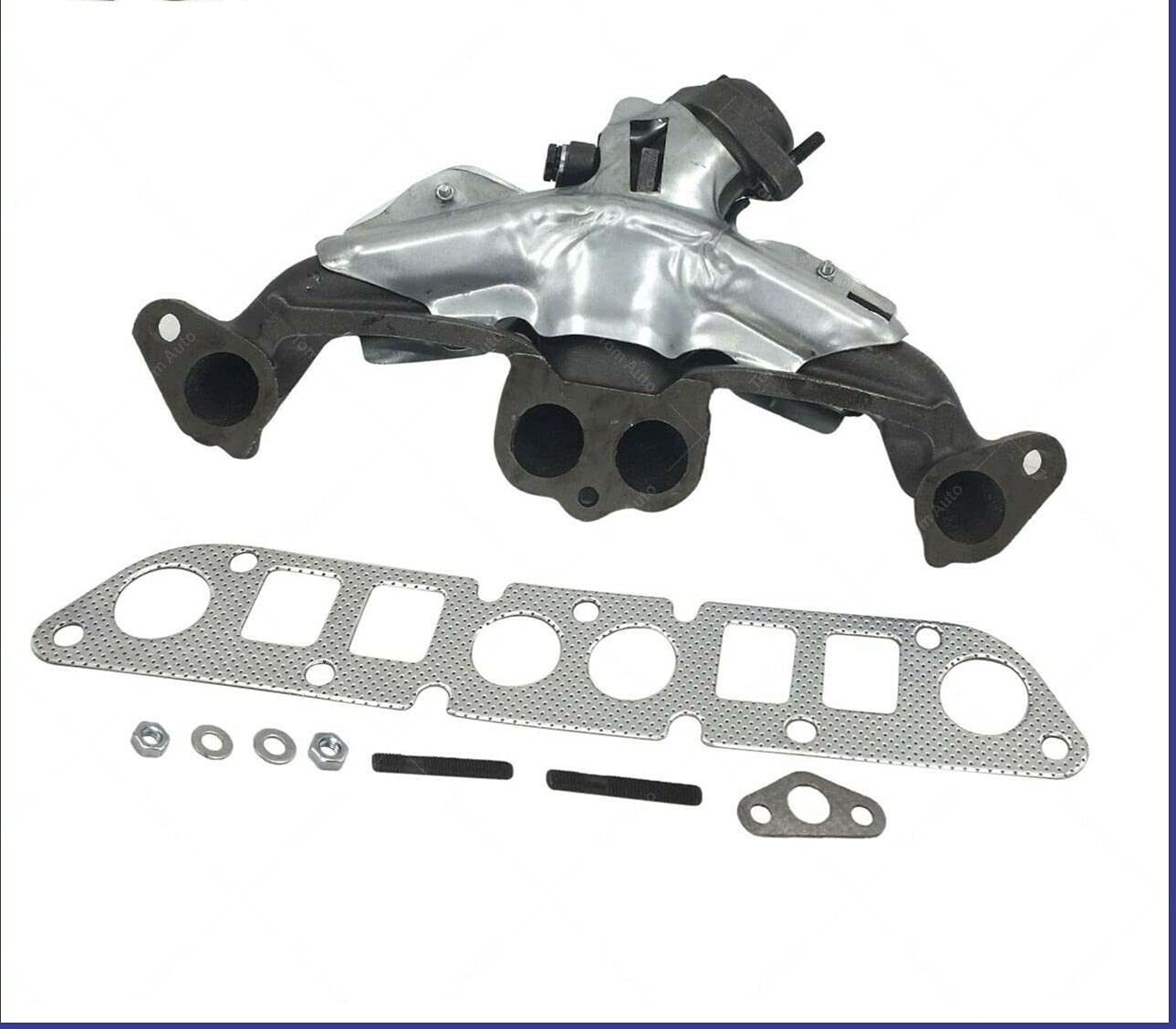 TOM AUTO PARTS Cast Iron Exhaust Manifold with Gasket Kit - Compatible with Jeep Cherokee, Dodge Dakota & Wrangler 2.5L (Part# 3242625) - High-Performance Replacement for Off-Road & Daily Driving