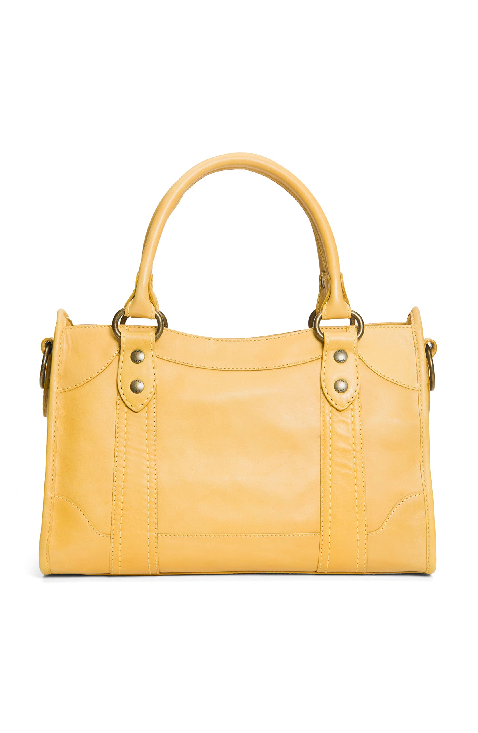 Frye Melissa Zip Satchel - Genuine Leather Handbag for Women | Stylish Crossbody Purse for Work, Travel & Everyday Use