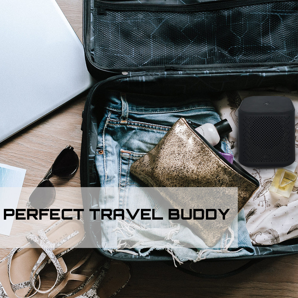 Wireless Charging Bluetooth Speaker - Portable Waterproof Speaker with 20W Fast Charging & 12H Playtime for iPhone, Android - Perfect for Outdoor, Travel, Home, Office