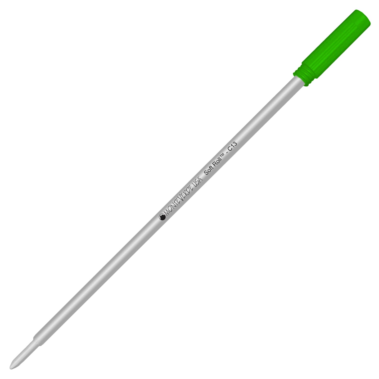 Monteverde Green Soft Roll Ballpoint Refill for Cross Pens - Smooth Writing, Long-Lasting Ink - Perfect for Office, School, and Everyday Use