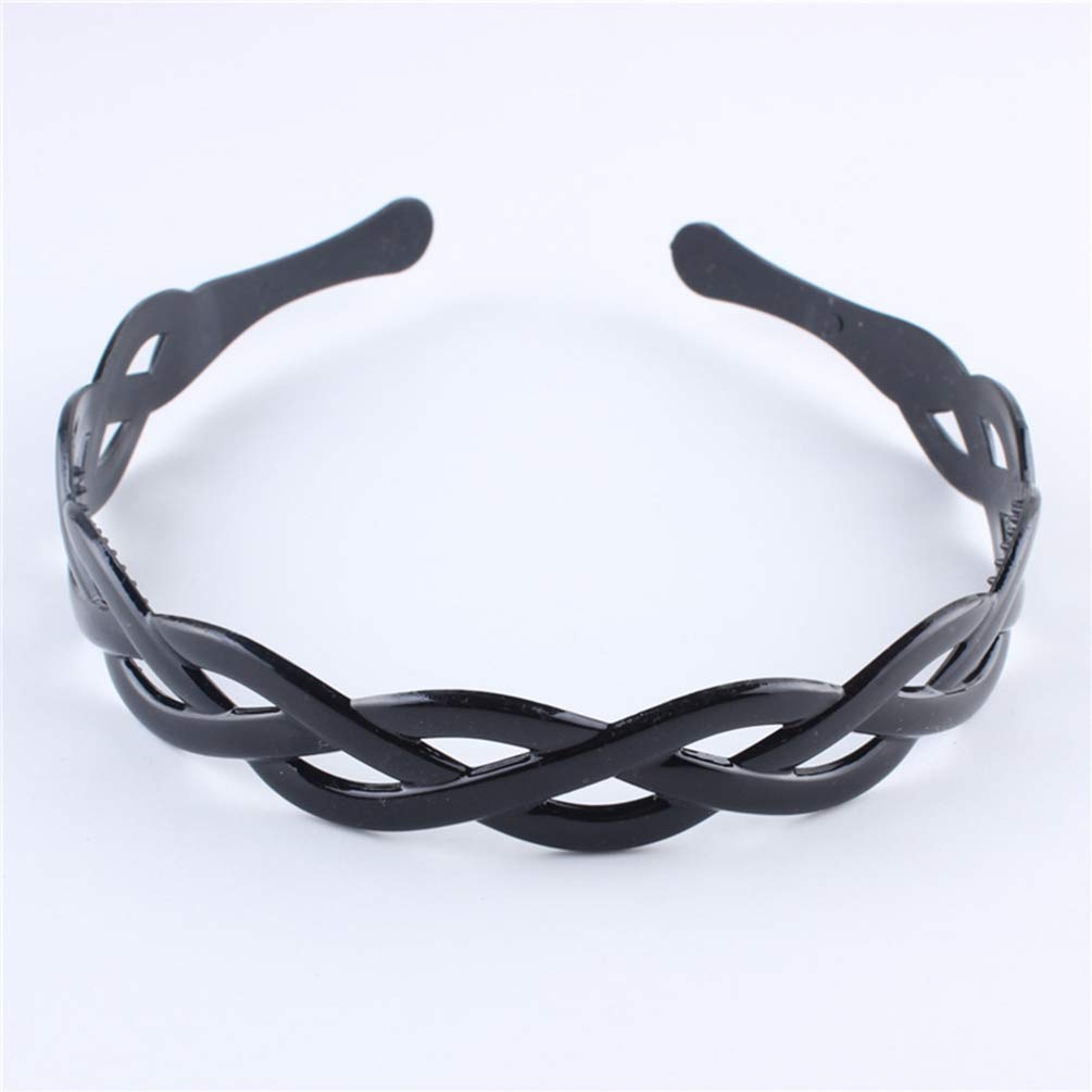 Minkissy 8-Piece Simple Headband Set - Wide Teeth Hair Clasps & Unisex Hair Bands for Men & Women - Fashion Hair Accessories for Workouts, Yoga, and Everyday Styling