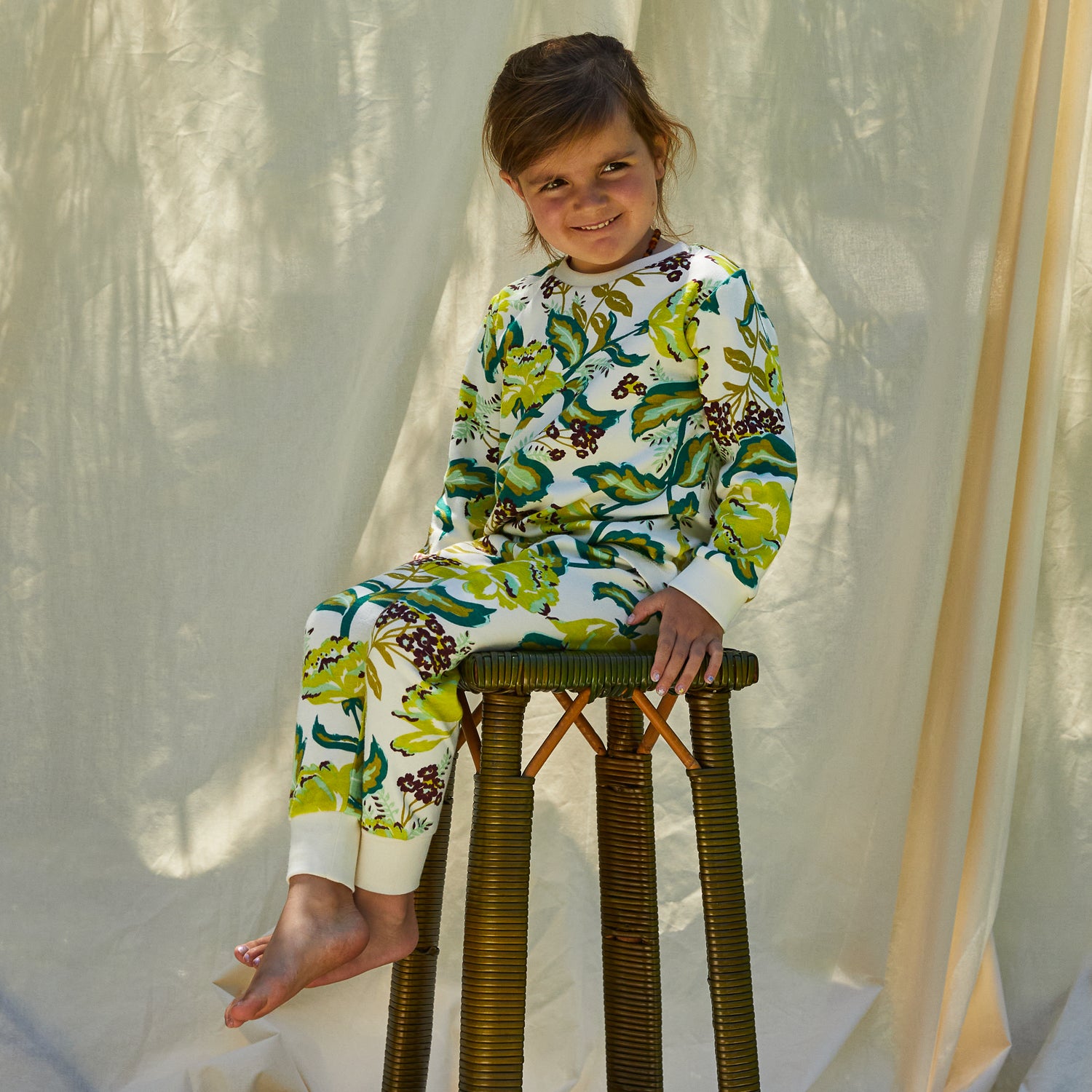 Margot Kids Cotton Pajama Set - Soft & Comfortable Sleepwear for Girls & Boys - Perfect for Bedtime, Lounging & Sleepovers