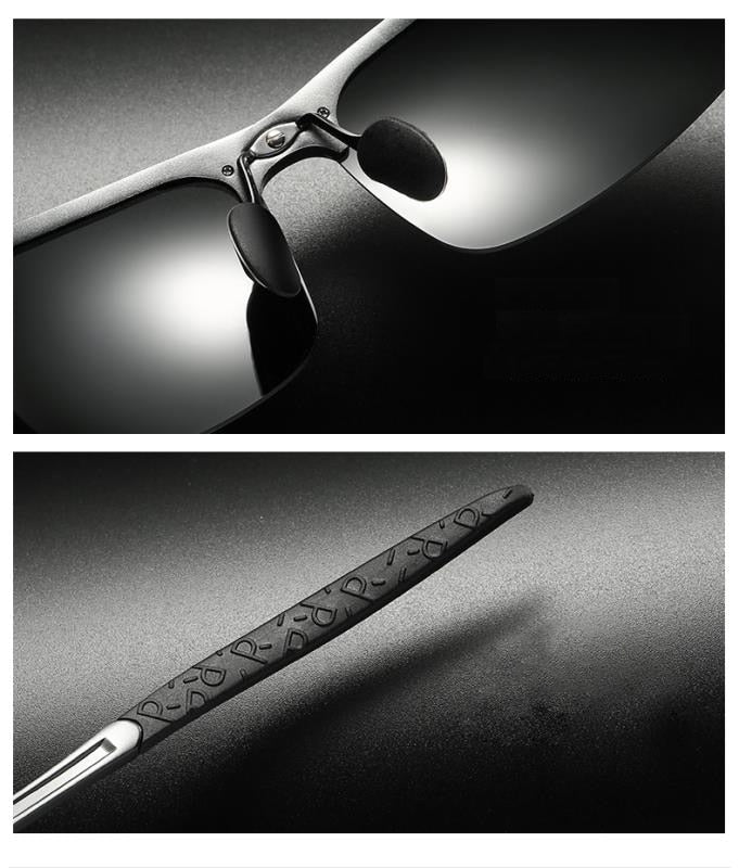 Aidien Men's Full Rim Square TR90 Myopic Reading Glasses & Sunglasses - Lightweight & Durable for Indoor Reading & Outdoor Sun Protection