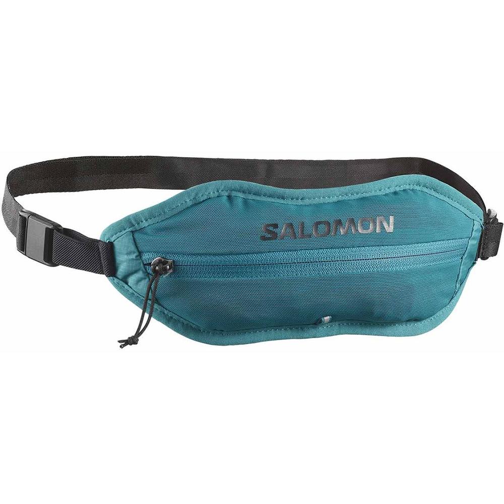 Active Sling Belt for Men & Women - Adjustable Waist Bag (Tahitian Tide/Black) - Perfect for Running, Hiking, Travel & Outdoor Activities