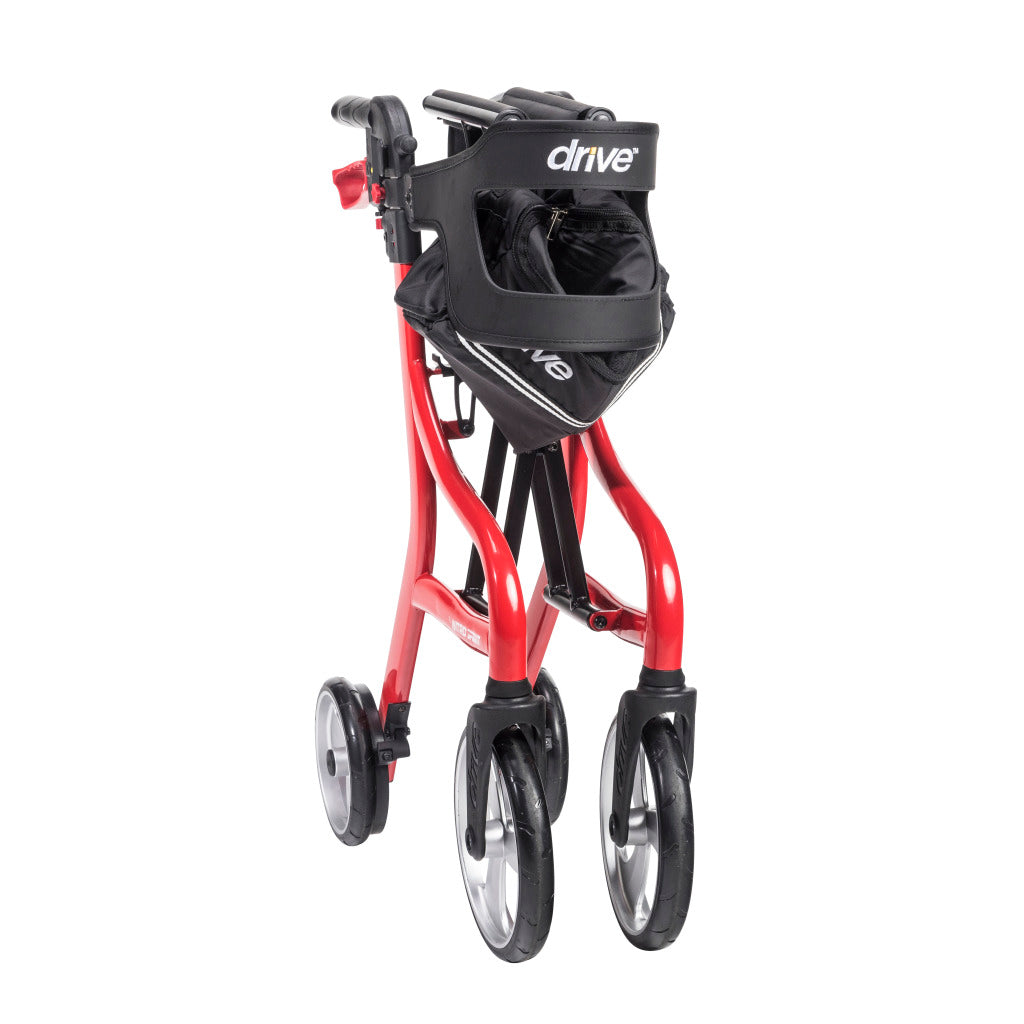 Nitro Sprint Rollator Walker - Lightweight Mobility Aid with Seat & Basket for Seniors & Adults - Perfect for Indoor & Outdoor Use, Shopping & Travel