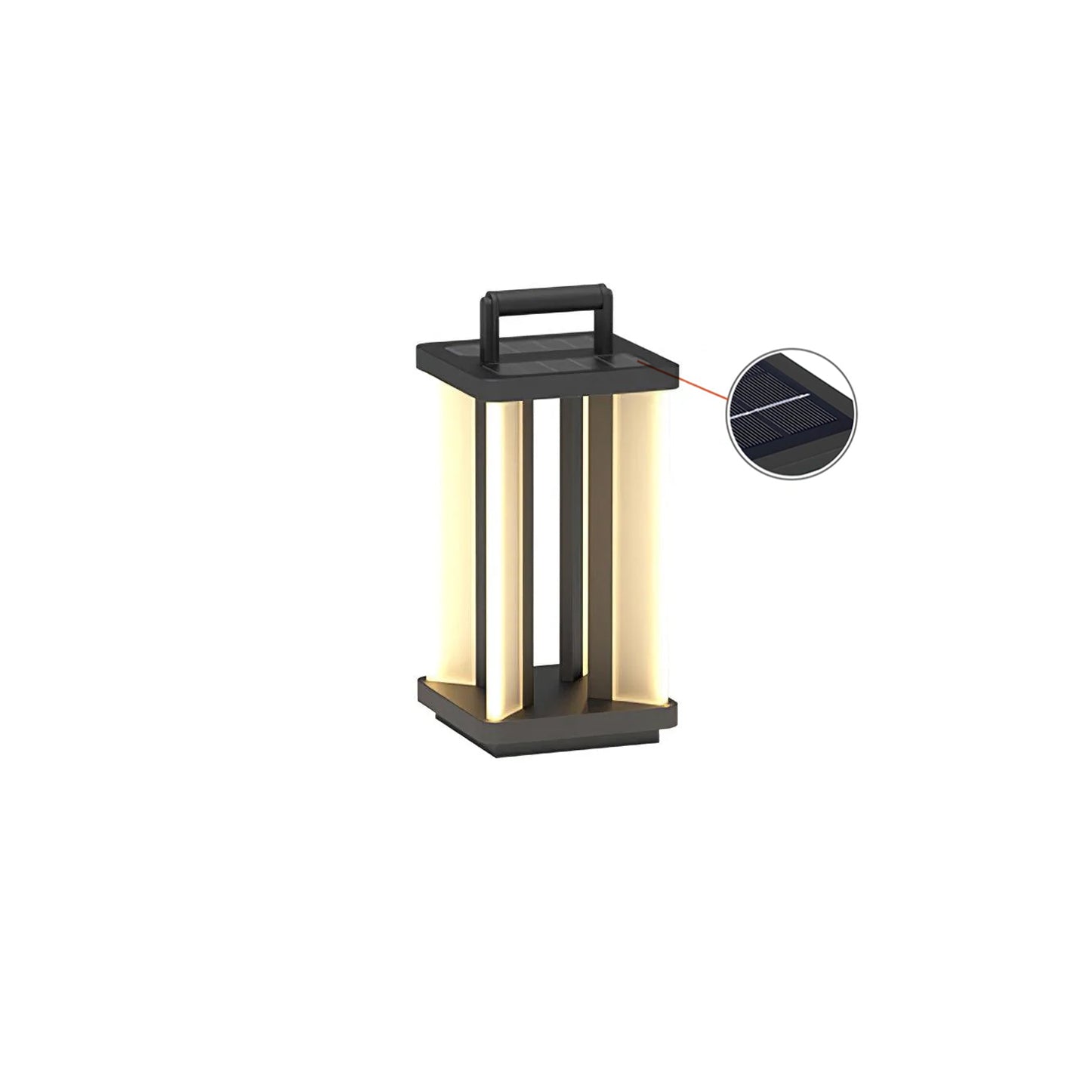 Metroluxe Solar Powered Outdoor Lights - Waterproof LED Garden Lights for Patio, Yard, Pathway - Energy Efficient Landscape Lighting for Home & Garden Decor