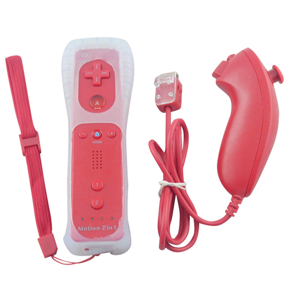 Original Wii Motion Plus Controller with Nunchuk - Compatible with Wii & Wii U - Perfect for Gaming, Fitness & Family Fun