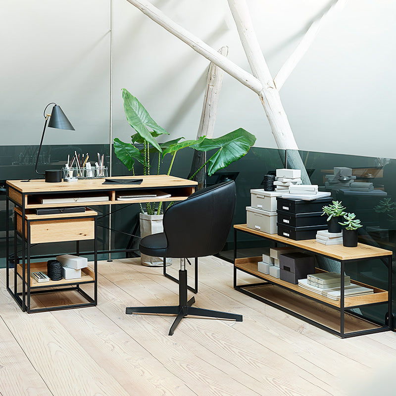 Ergonomic GAIN Office Chair - Black Mesh Back Adjustable Height Swivel Task Chair for Home & Office Workspace - Perfect for Long Hours Sitting, Computer Work & Gaming