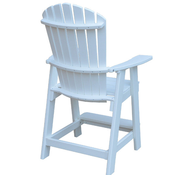 Fanback Counter Chair - Sturdy & Comfortable Bar Stool for Kitchen Island, Breakfast Nook & Home Bar | Adjustable Height & Swivel Seat | Modern Dining Furniture for Restaurants & Cafes