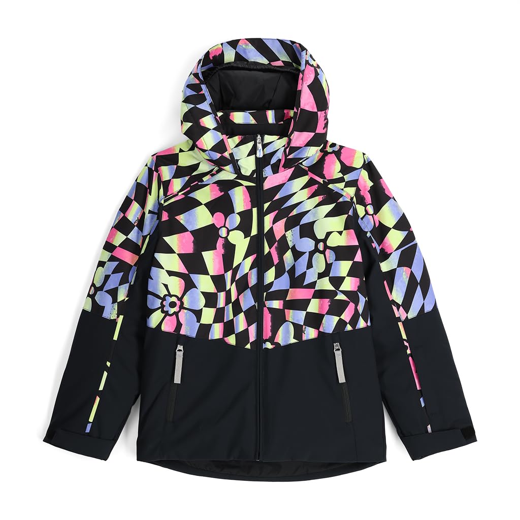 Spyder Big Girls Conquer Insulated Ski Jacket - Waterproof Winter Coat for Teen Girls - Warm Snow Jacket for Skiing, Snowboarding & Outdoor Activities