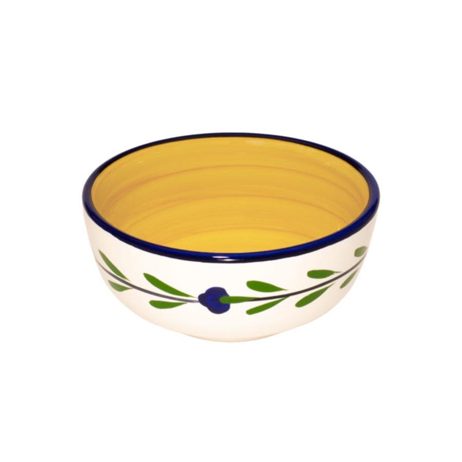 Bella Flora 4-Piece Mixing Bowl Set - White, Yellow, Blue & Green - Durable Kitchen Bowls for Baking, Mixing & Food Prep - Perfect for Home Cooks & Professional Chefs