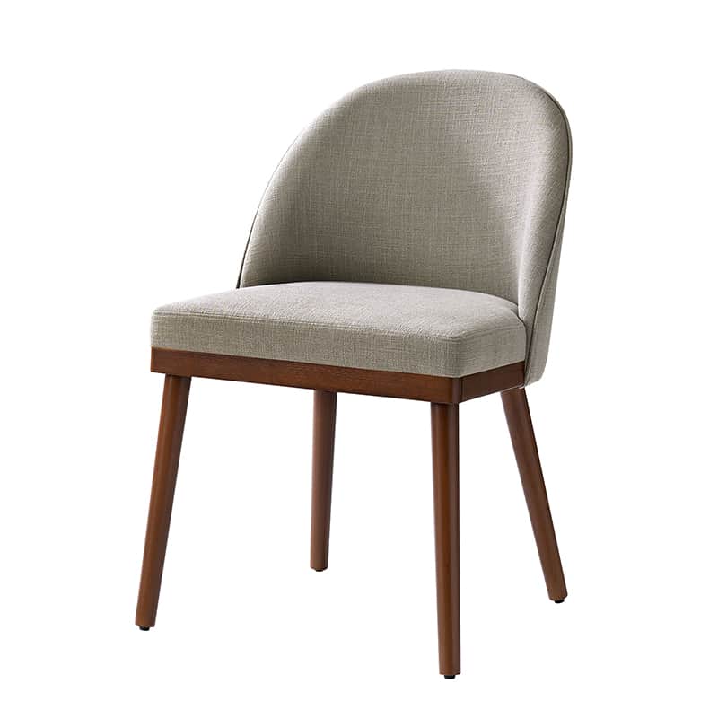 Serta Upholstered Dining Chairs with Solid Wood Legs - Comfortable Modern Kitchen & Dining Room Seating (Set of 2/4/6) for Home, Restaurant, or Office Use