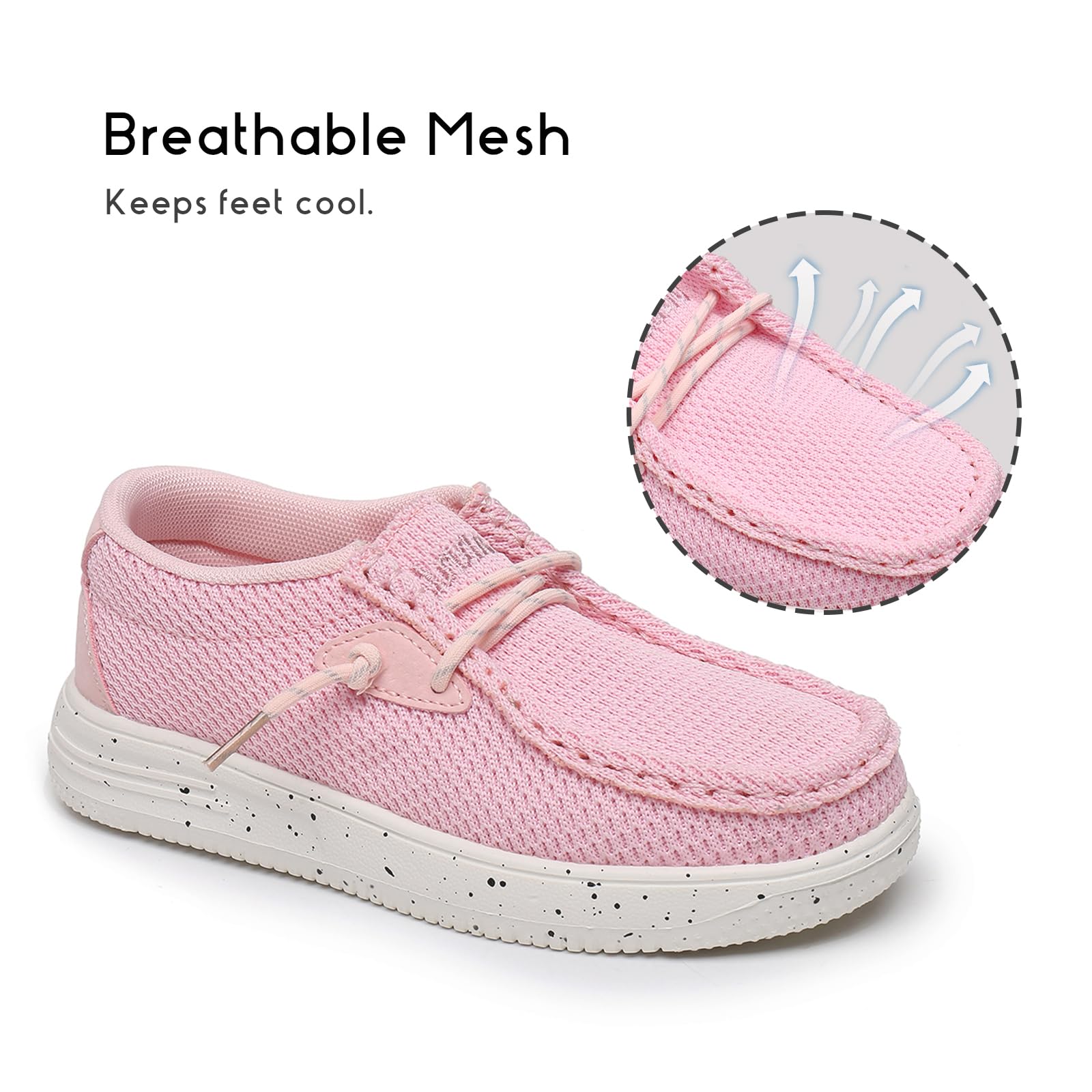 Ahannie Kids Boys Girls Loafers Slip-On Casual Lightweight Walking Shoes - Comfortable Toddler/Little Kid/Big Kid Sneakers for School, Play & Everyday Wear