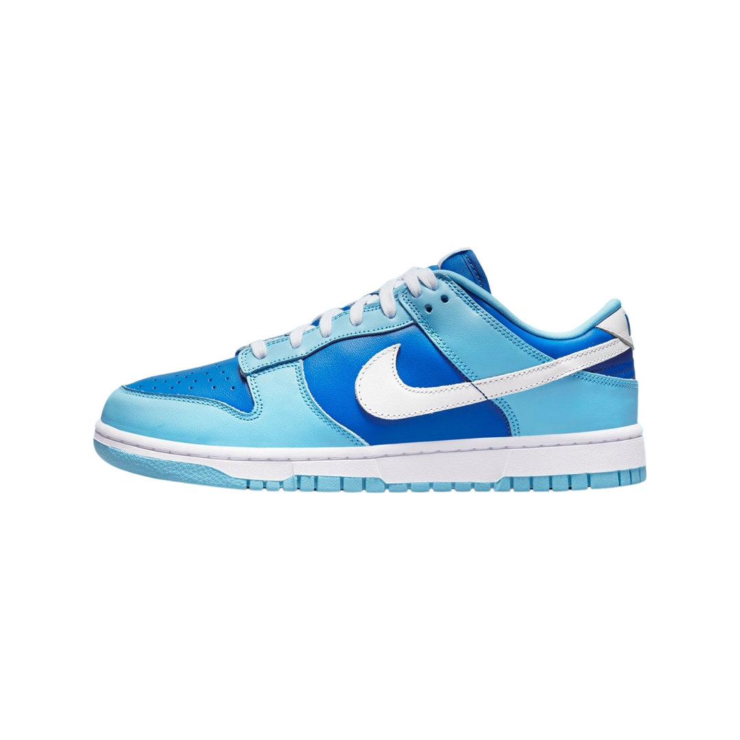 Nike Dunk Low Retro QS Men's Sneakers - Argon Blue & White Colorway | Casual Wear, Street Style, Basketball Shoes for Everyday Comfort