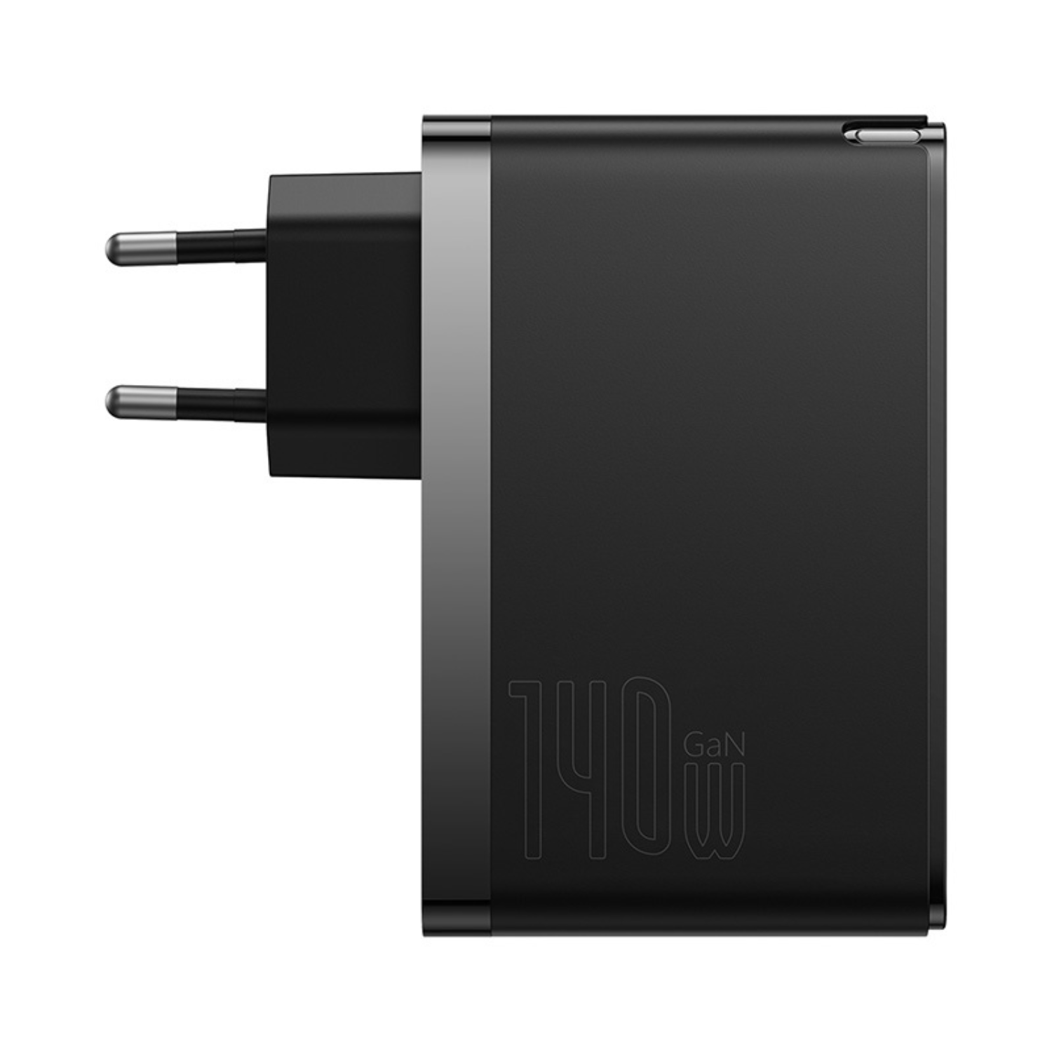 Baseus GaN5 Pro 140W Fast Charger with 2 USB-C Ports & Included Type-C Cable - Compatible with MacBook, iPhone, iPad - Perfect for Travel, Home & Office Use (Black)