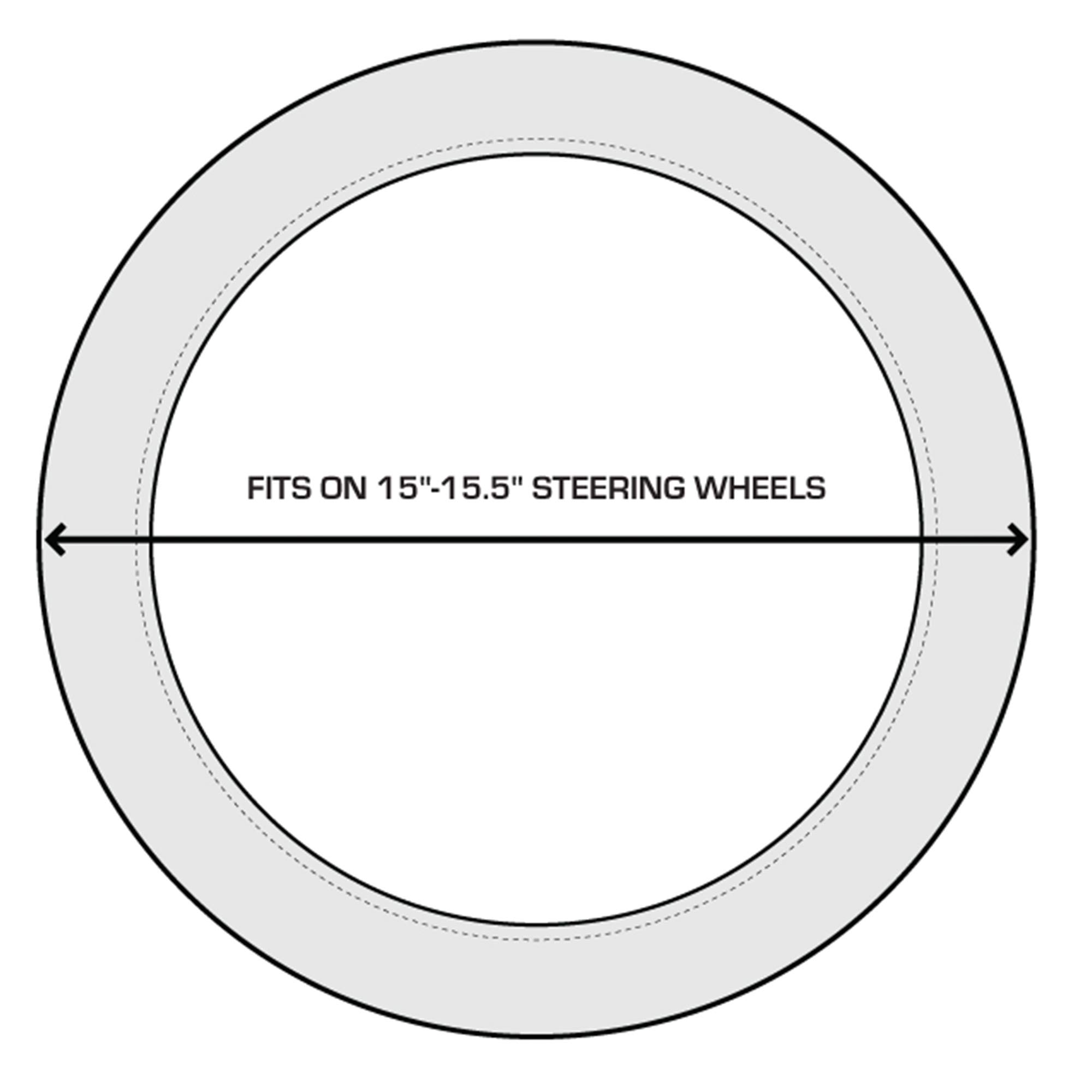 Hooey Universal-Fit Steering Wheel Cover for Cars, Trucks, Vans & SUVs - Easy Installation, American West Design (Multi/Clay) | Perfect for Road Trips, Off-Road Adventures & Daily Commutes