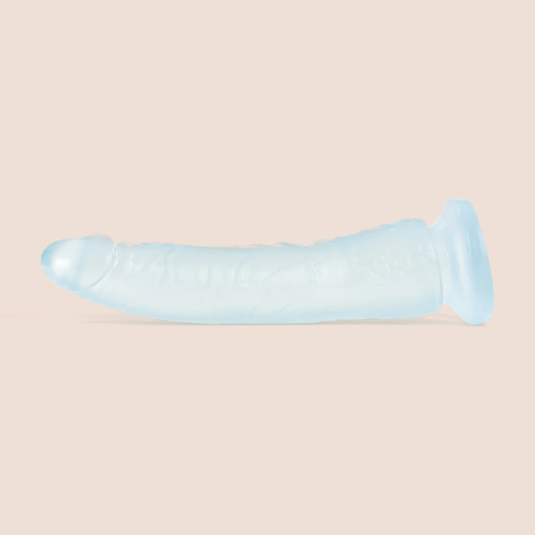 Basix Slim 7 Flexible Firm Silicone Dildo - Realistic Feel, Body-Safe Adult Toy for Solo Play & Couples Intimacy