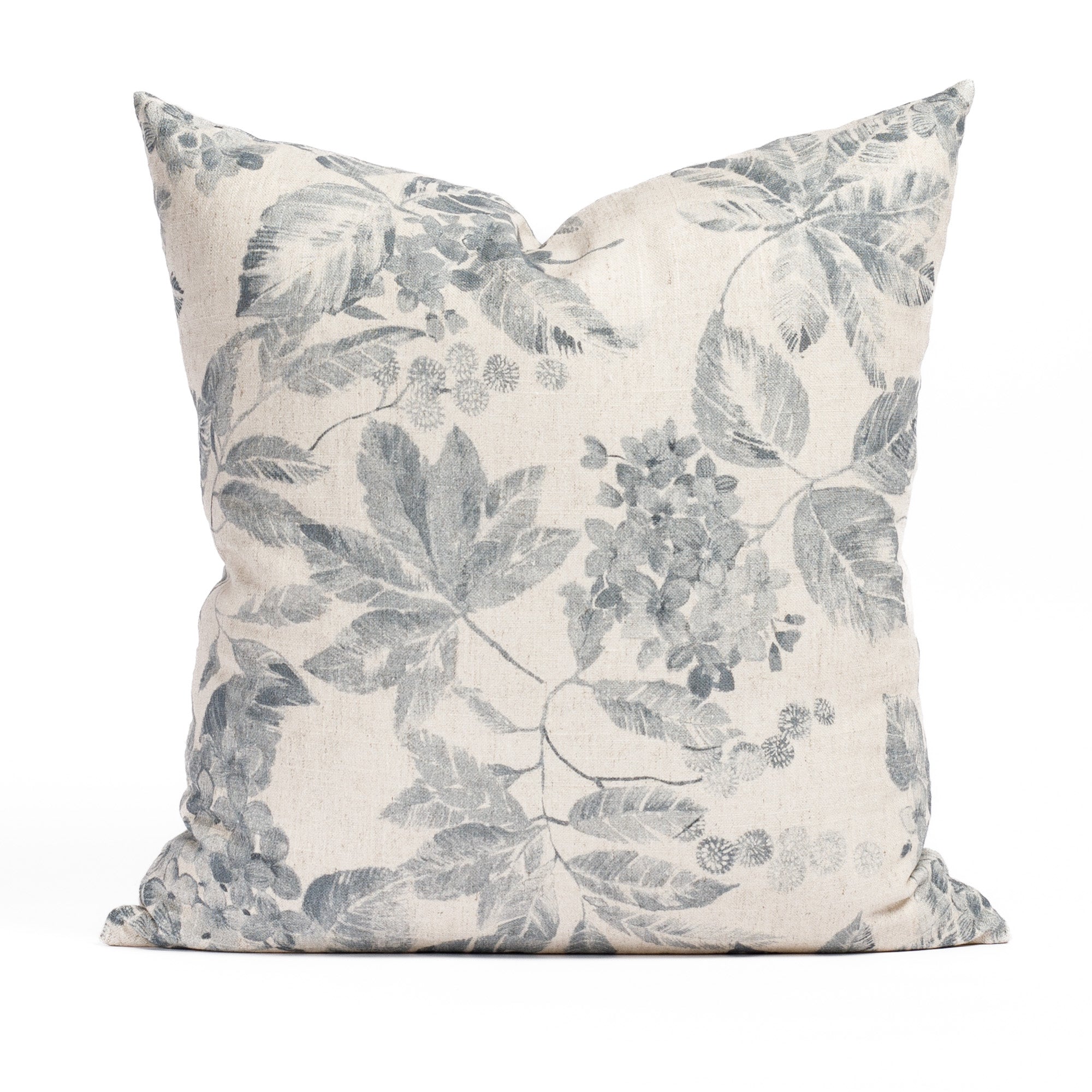 Heather 20x20 Decorative Throw Pillow Cover - Soft Indigo Blue Square Cushion for Sofa, Bed & Home Decor - Perfect for Living Room, Bedroom & Dorm