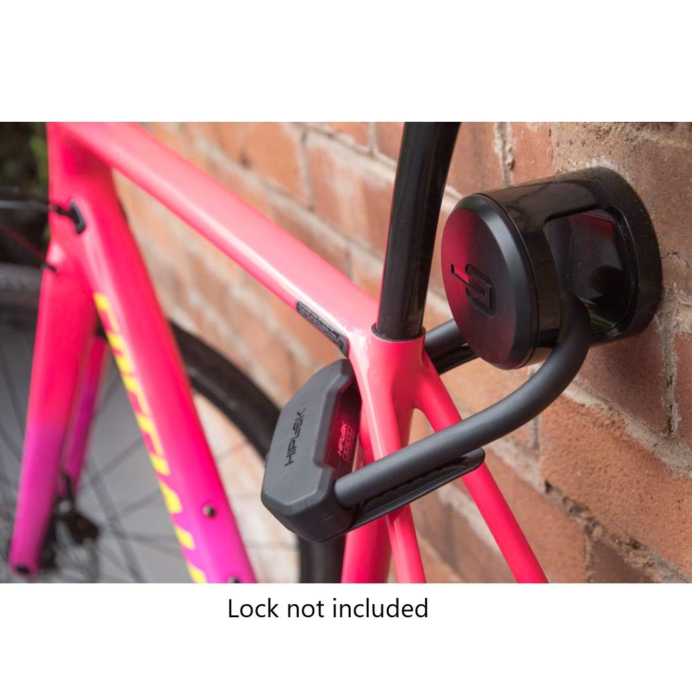 Hiplok ANKR Heavy Duty Ground & Wall Anchor for Bikes - Secure Motorcycle, Scooter, and Bicycle Parking Solution for Home, Garage, and Outdoor Use