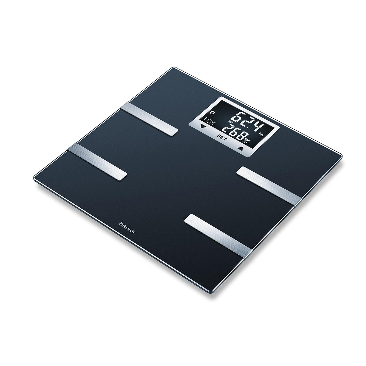 Beurer BF 720 Bluetooth Body Fat Scale - Smart Digital Bathroom Weight Scale with Body Composition Analyzer, BMI Calculator & Mobile App Sync for Fitness Tracking & Health Monitoring
