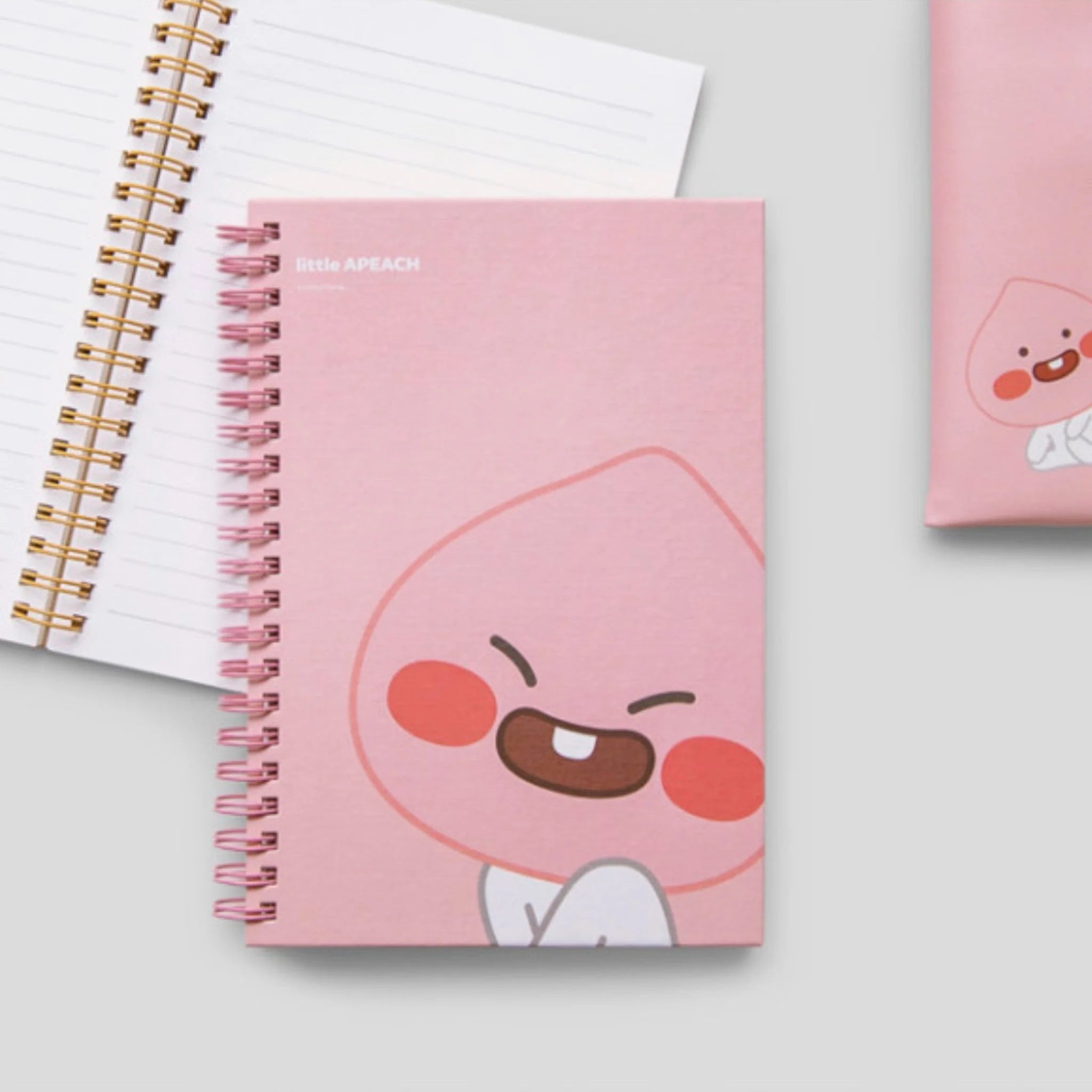 Little Friends Index Ruled Spring Notebook - Small Spiral Bound Notepad for School, Office & Journaling - Perfect for Notes, Lists & Creative Writing