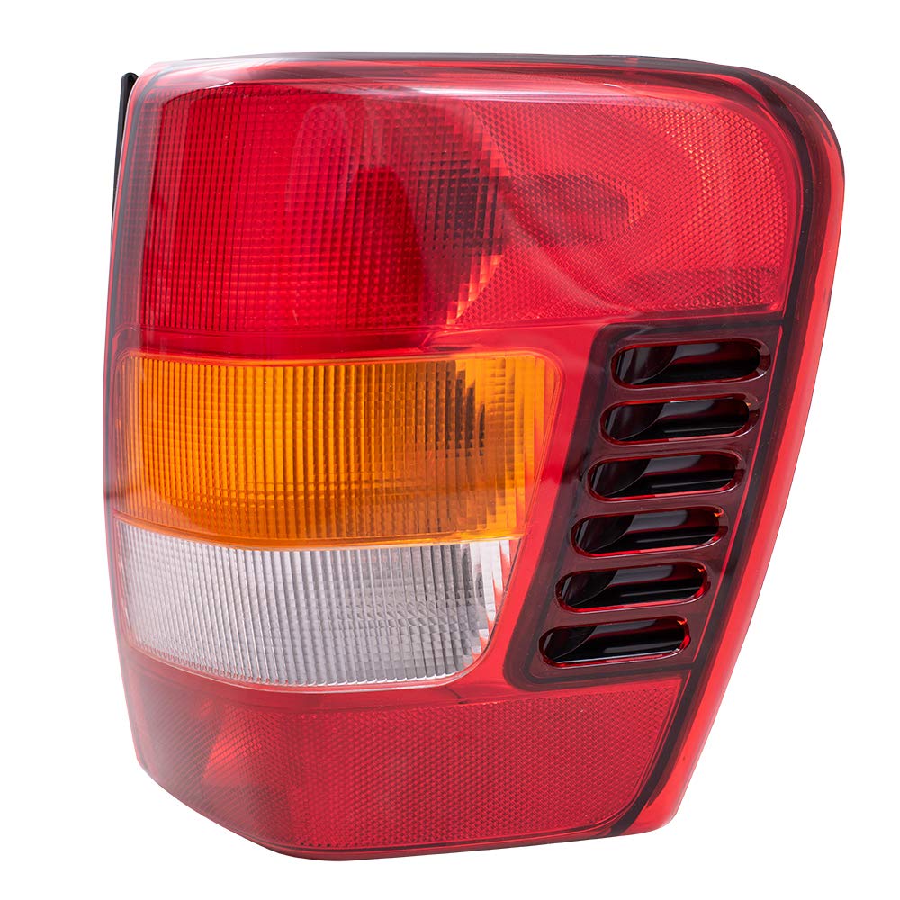 Replacement Tail Lights Set for 2002-2004 Jeep Grand Cherokee - Driver & Passenger Side with Circuit Board (Part# 55155139AH & 55155138AI) - Perfect for Night Driving, Off-Roading & Vehicle Restoration