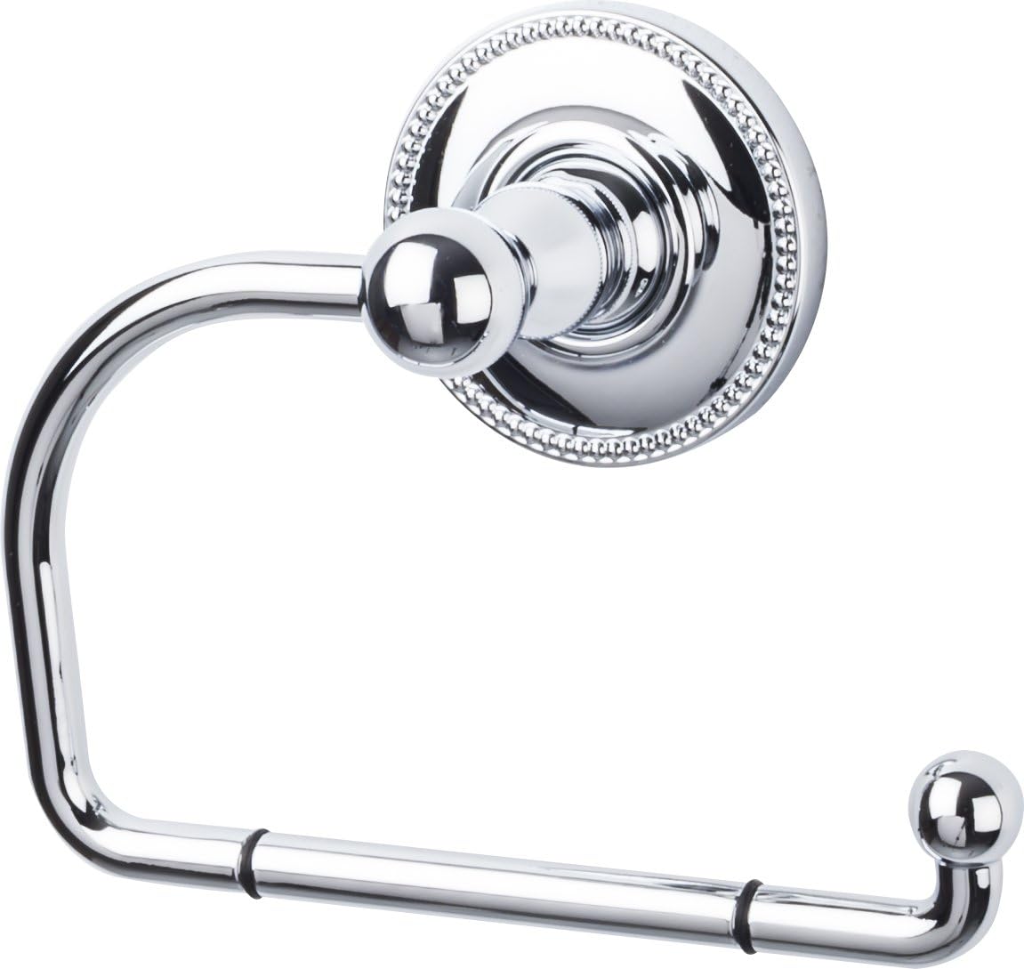 Edwardian Wall Mount Toilet Paper Holder - Polished Chrome Finish | Vintage Bathroom Accessory for Classic & Modern Homes