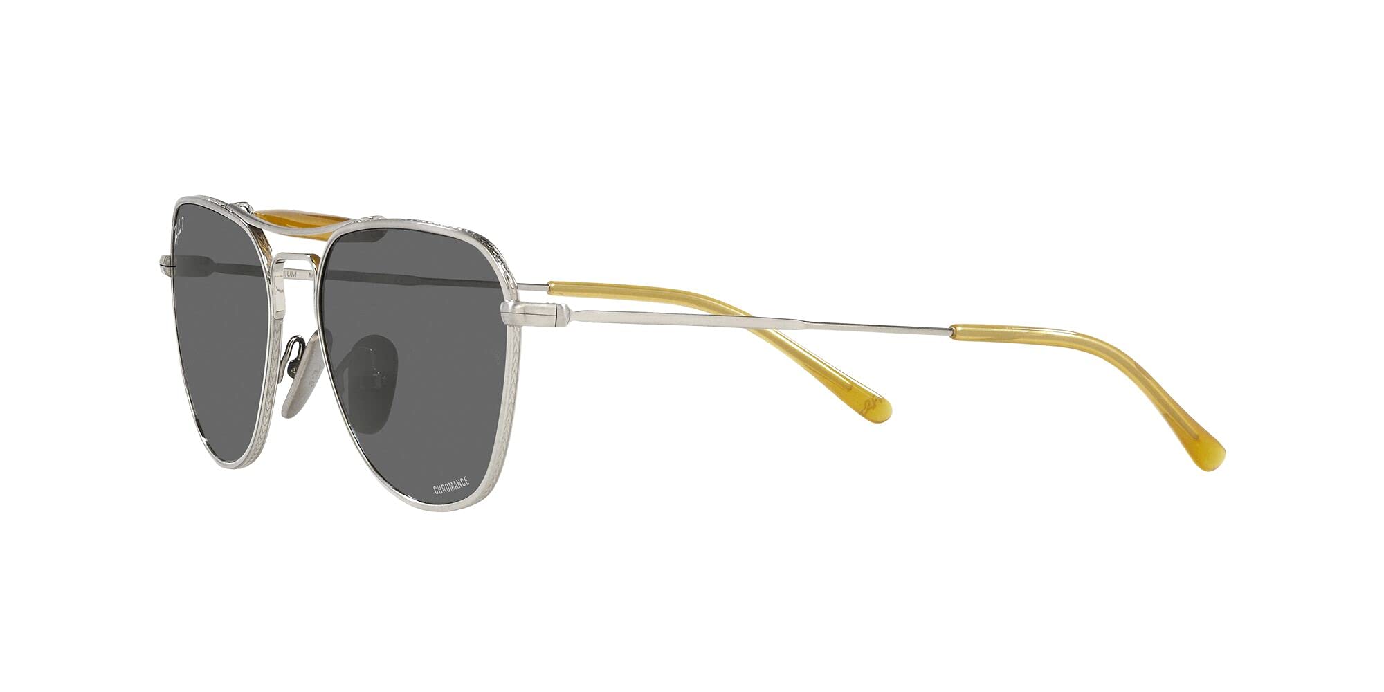 Ray-Ban Rb8064 Titanium Aviator Sunglasses for Men & Women - Polarized UV Protection - Classic Pilot Style - Perfect for Driving, Travel & Outdoor Activities
