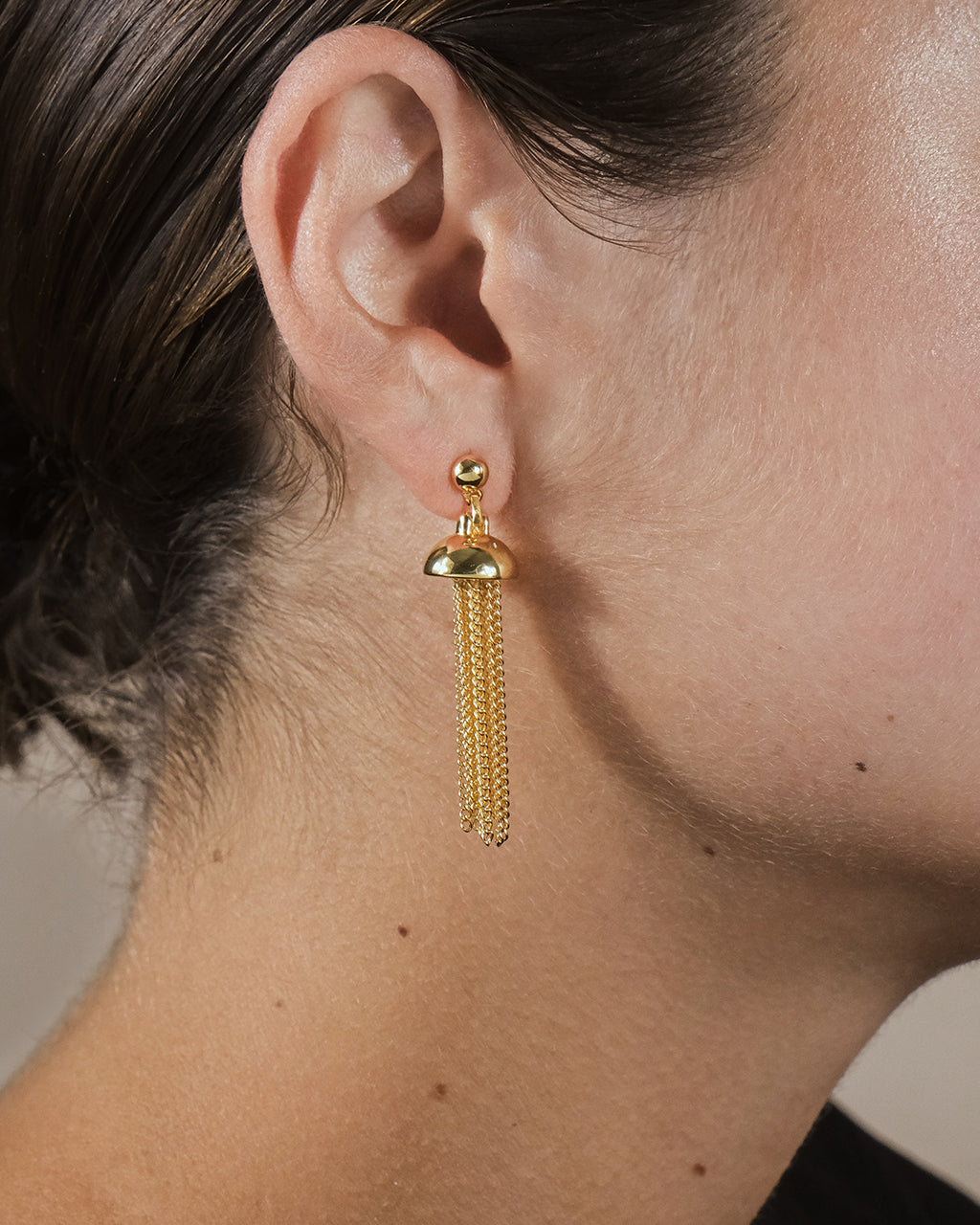 Trendy Chain Tassel Dangle Stud Earrings for Women - Fashionable Boho Chic Jewelry for Parties, Weddings & Everyday Wear